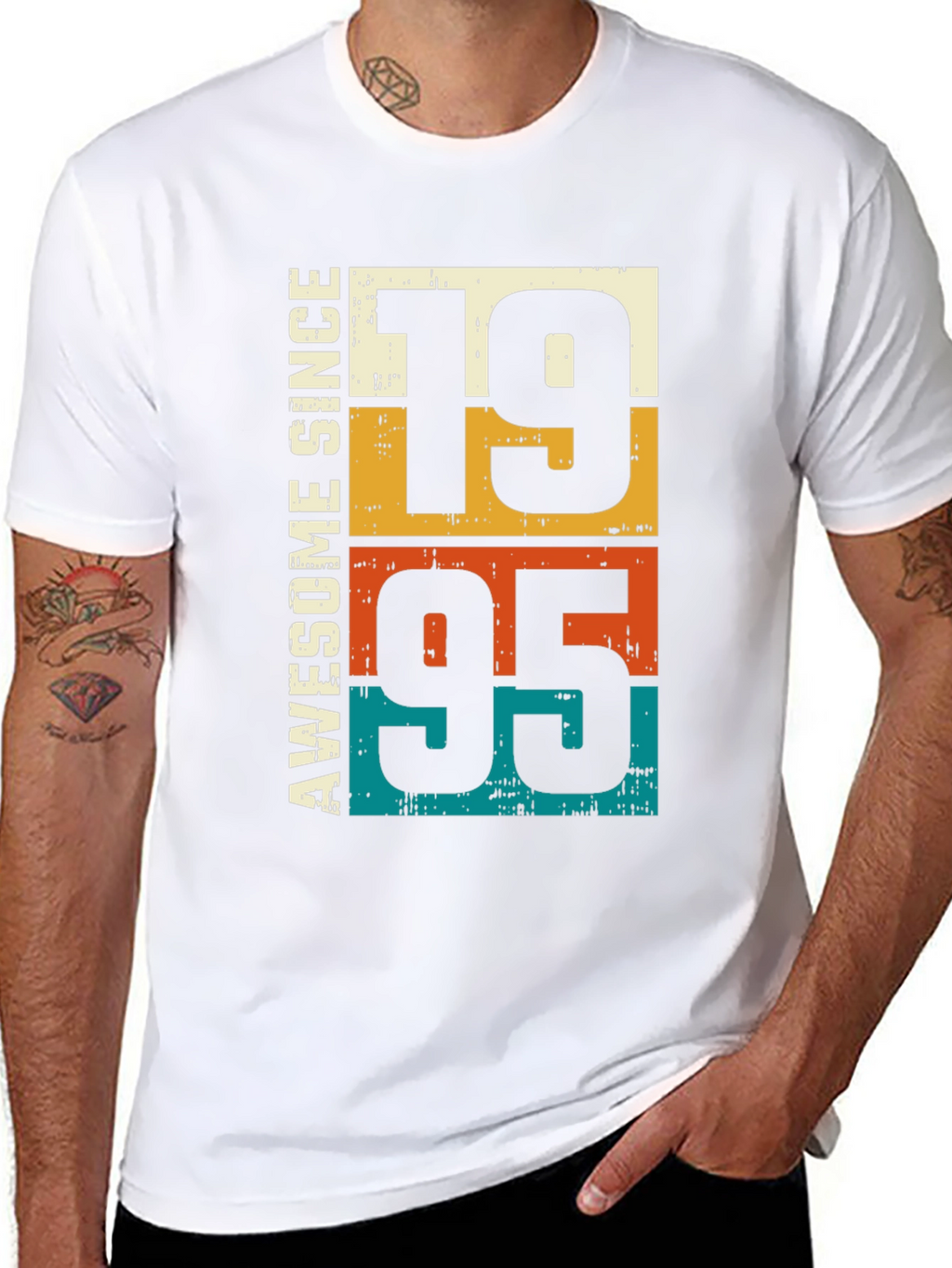 Awesome Since 1995 Retro Graphic T-Shirt