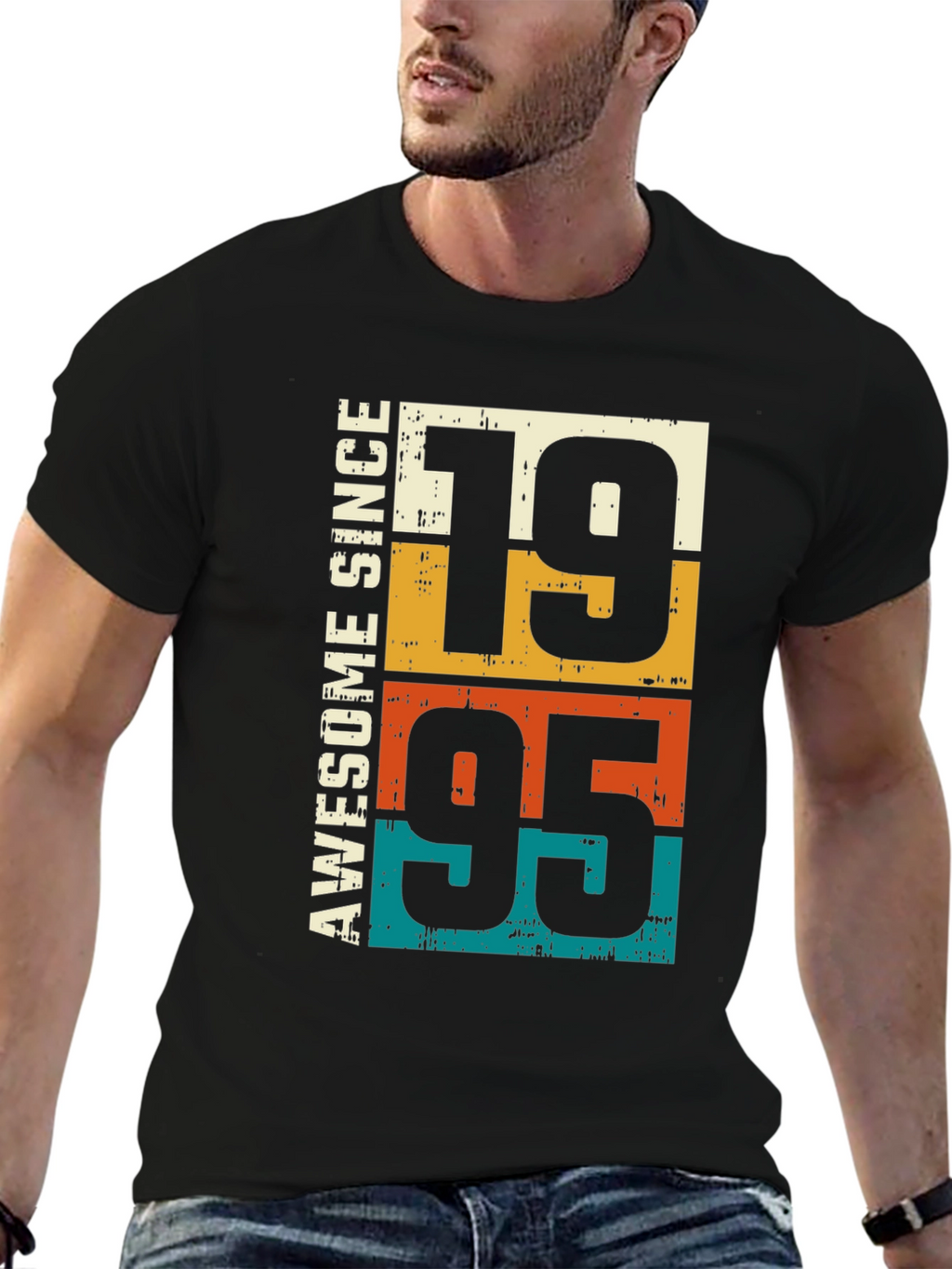 Awesome Since 1995 Retro Graphic T-Shirt