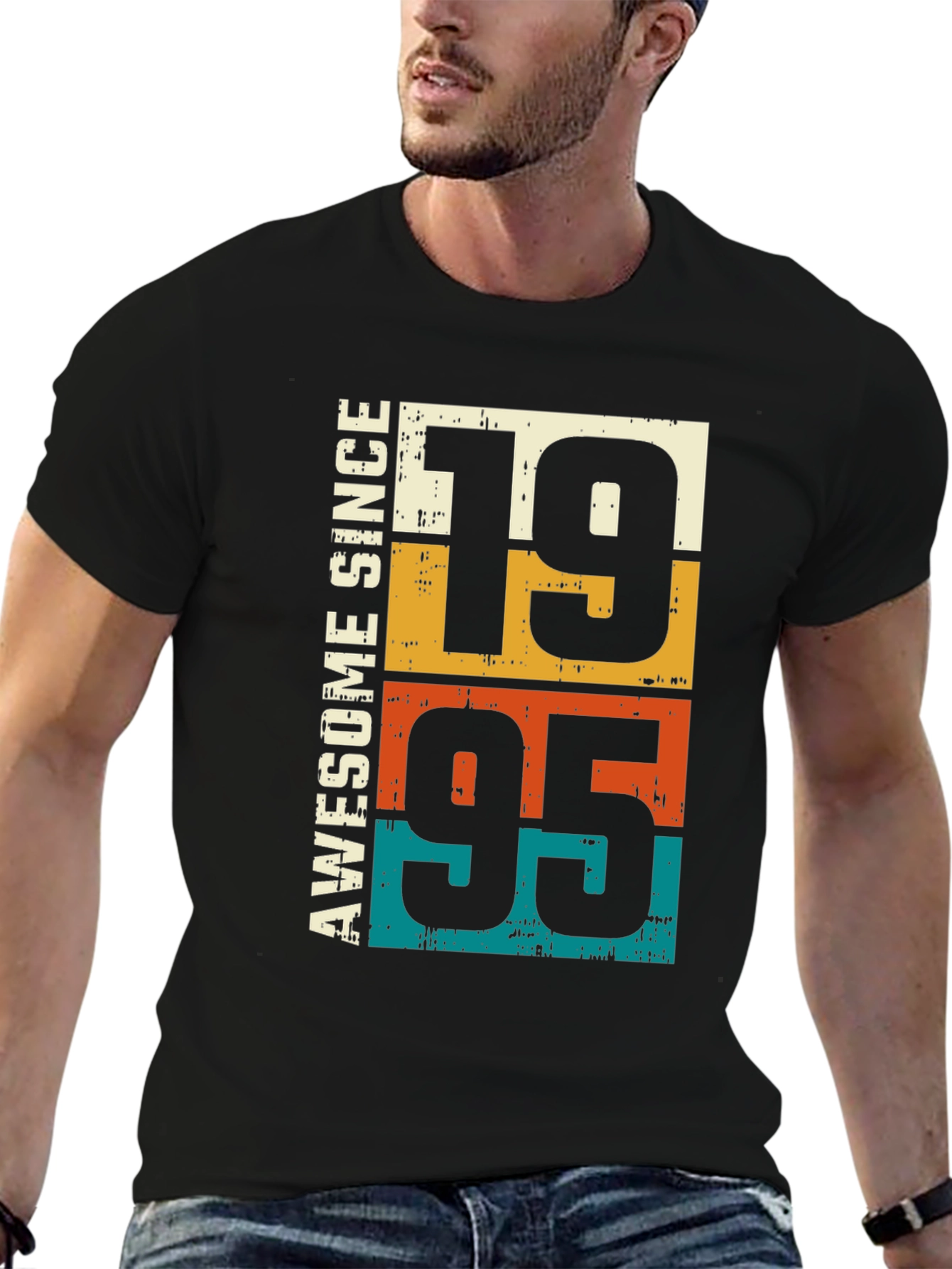 Awesome Since 1995 Retro Graphic T-Shirt