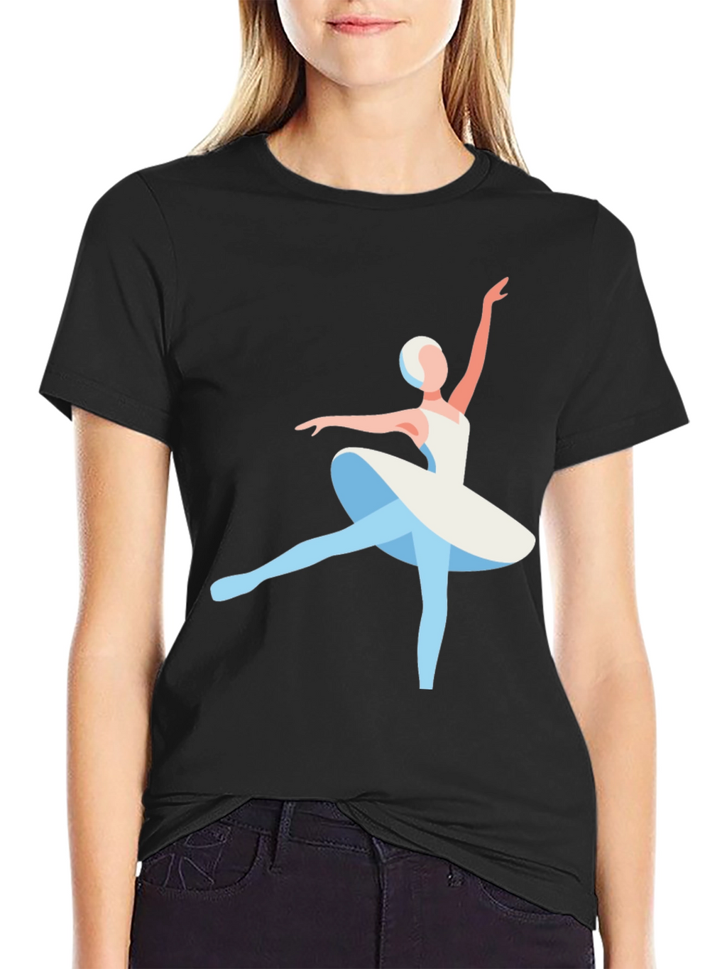 Ballerina Graphic Tee - Stylish Ballet Lover T-Shirt