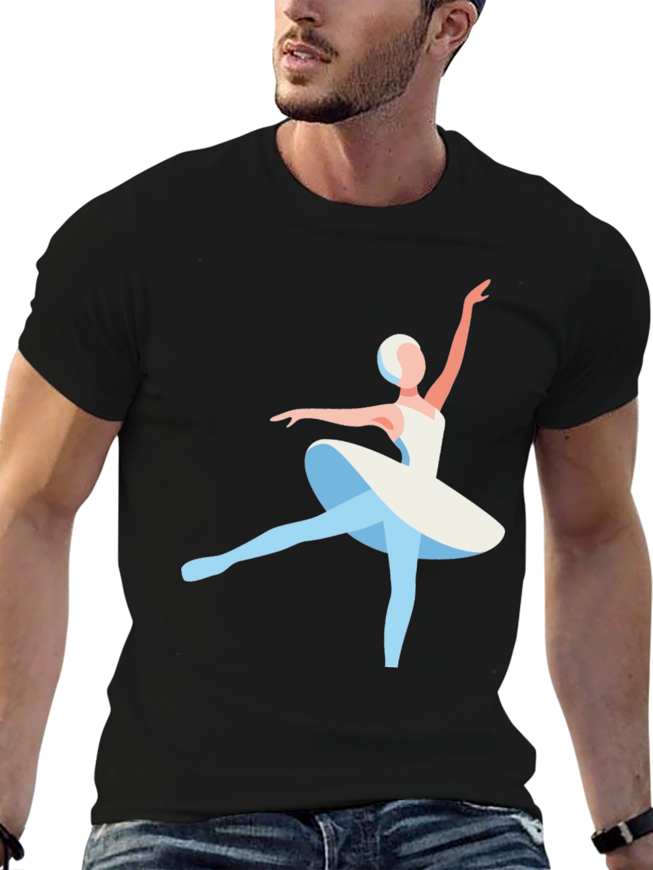 Ballerina Graphic Tee - Stylish Ballet Lover T-Shirt