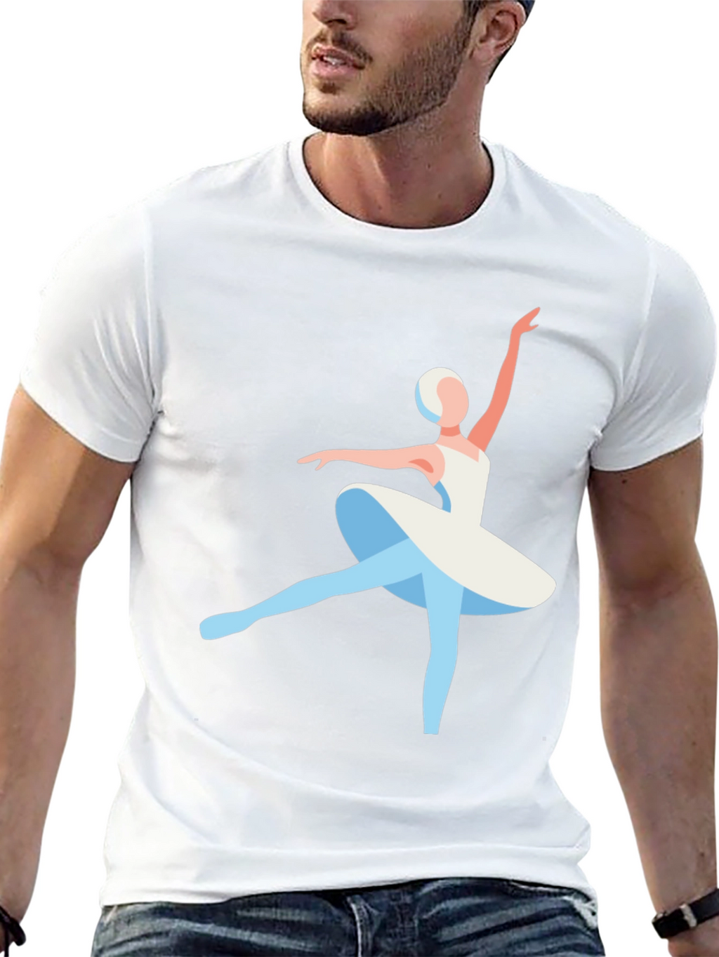 Ballerina Graphic Tee - Stylish Ballet Lover T-Shirt