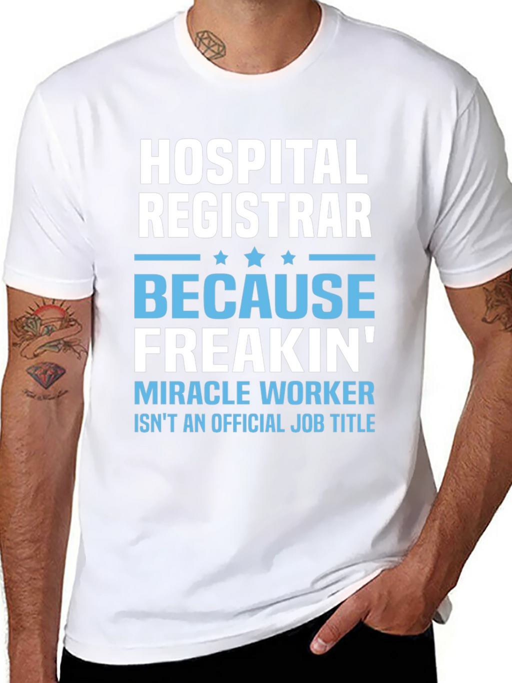 Hospital Registrar T-Shirt - Miracle Worker Tee