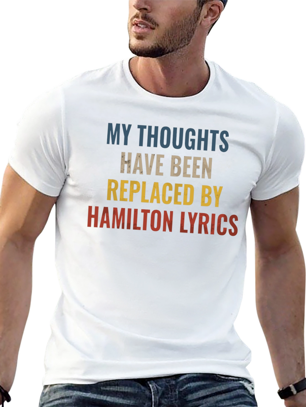 Hamilton Lyrics Graphic Tee