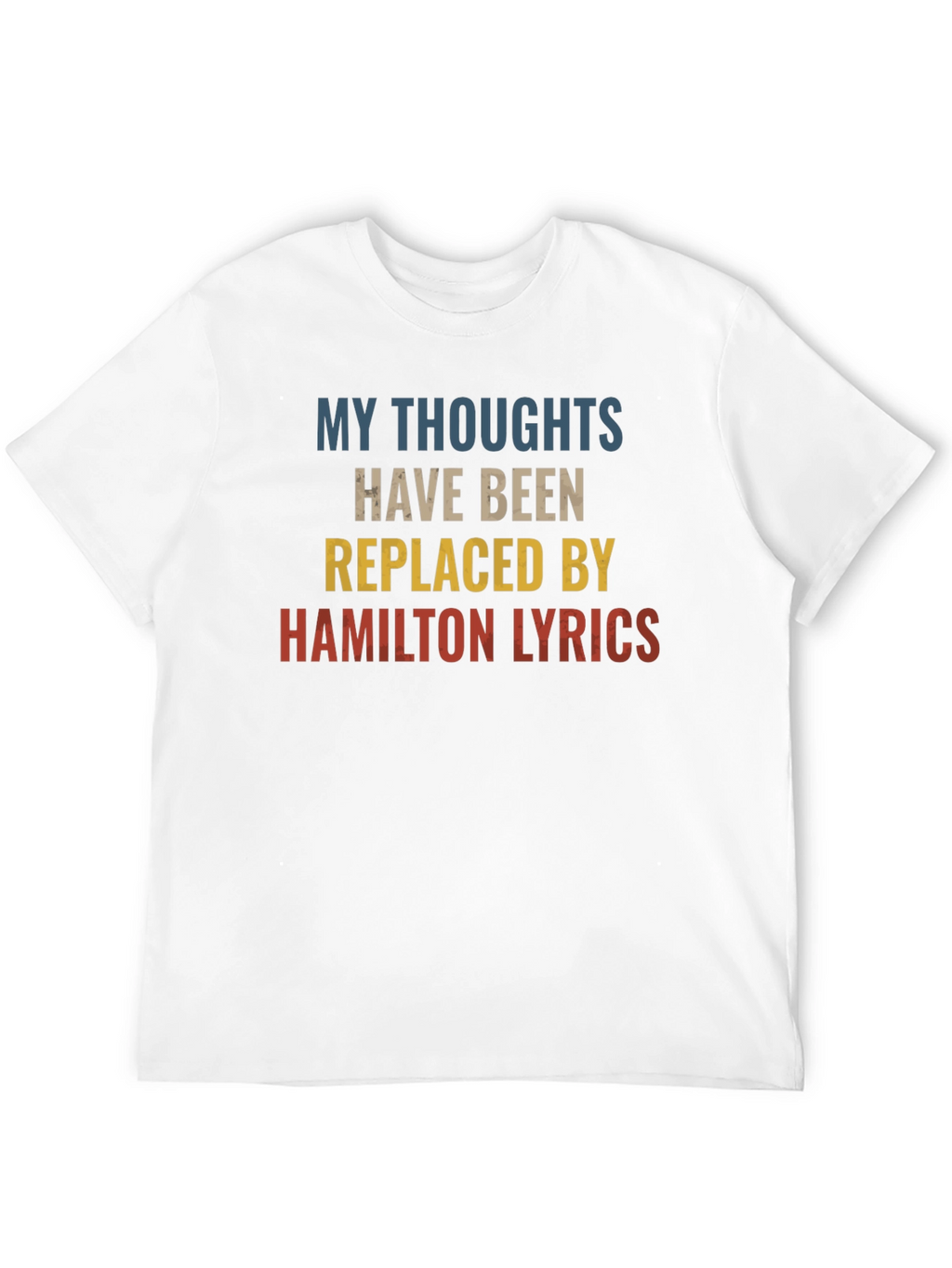 Hamilton Lyrics Graphic Tee