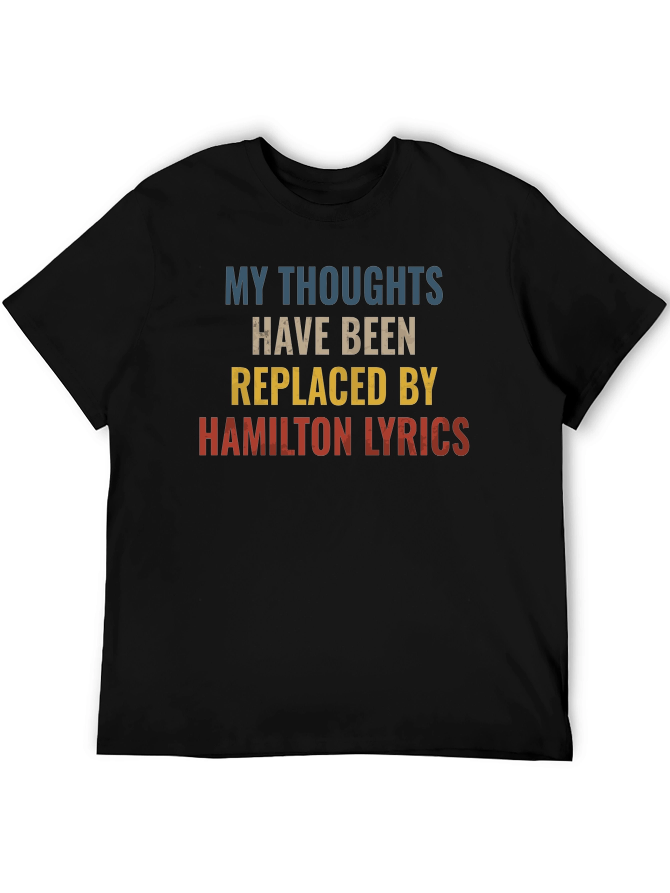 Hamilton Lyrics Graphic Tee