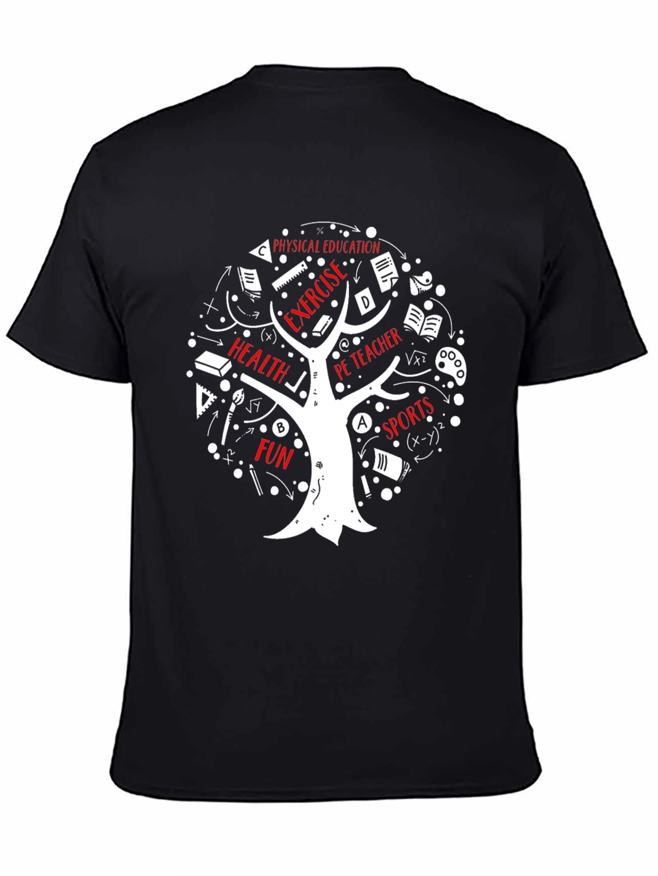 PE Teacher Tree T-Shirt - Exercise Sports and Health