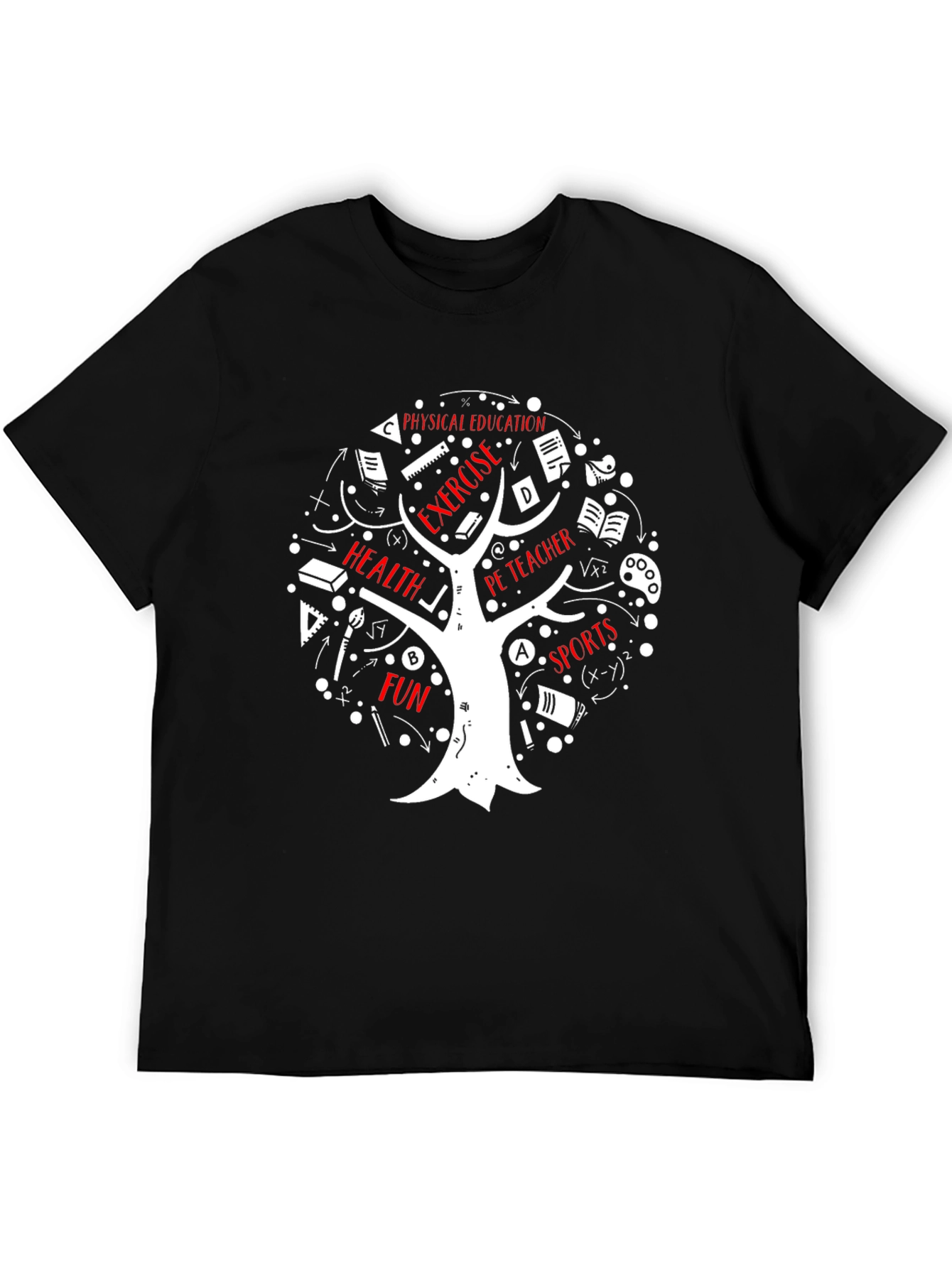 PE Teacher Tree T-Shirt - Exercise Sports and Health
