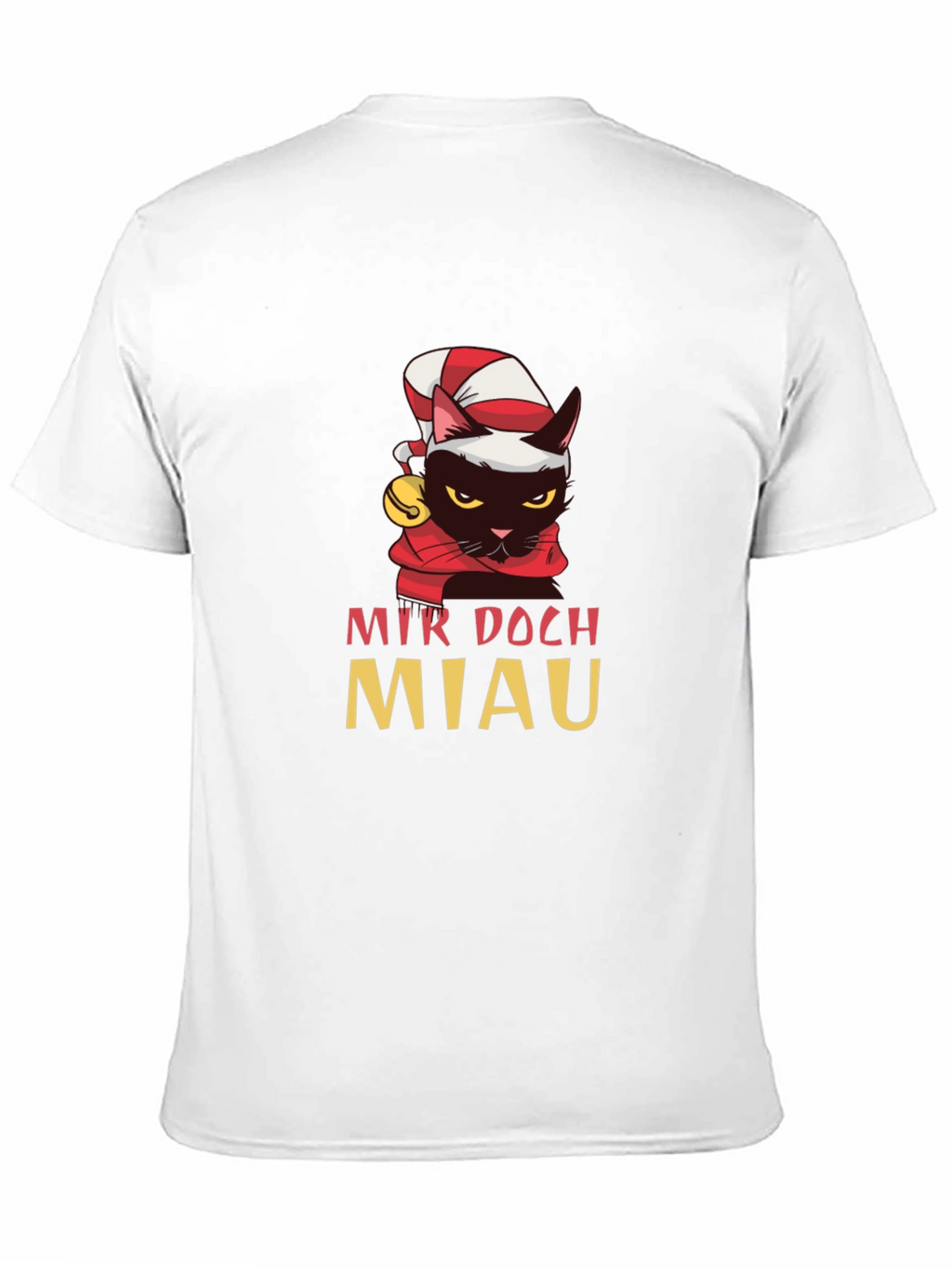 Funny Cat Christmas T-Shirt - Mir Doch Miau
