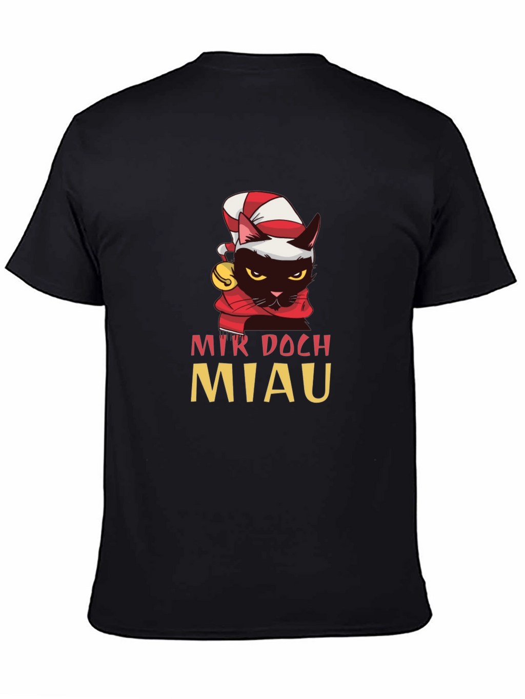 Funny Cat Christmas T-Shirt - Mir Doch Miau
