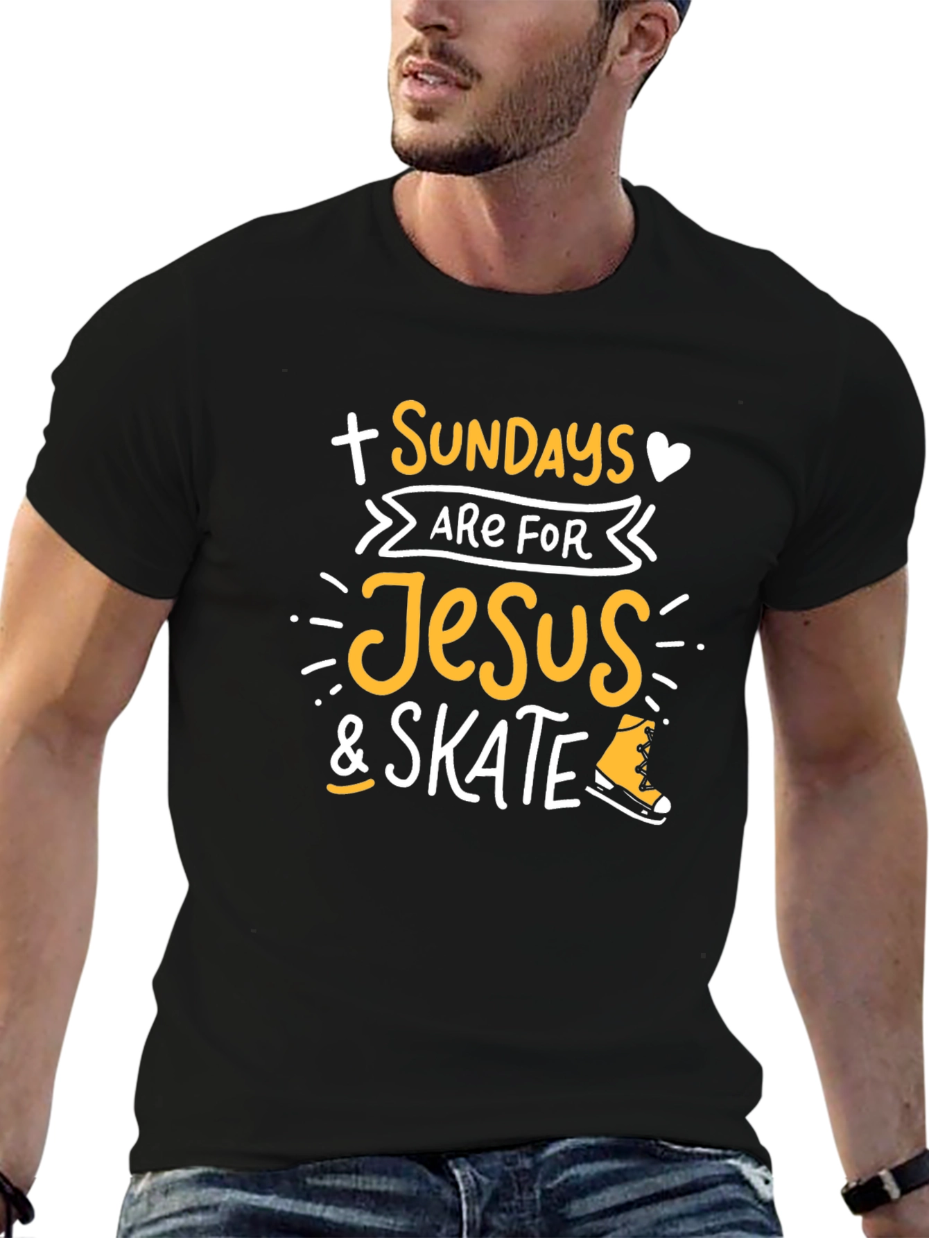 Sundays are for Jesus and Skate T-Shirt