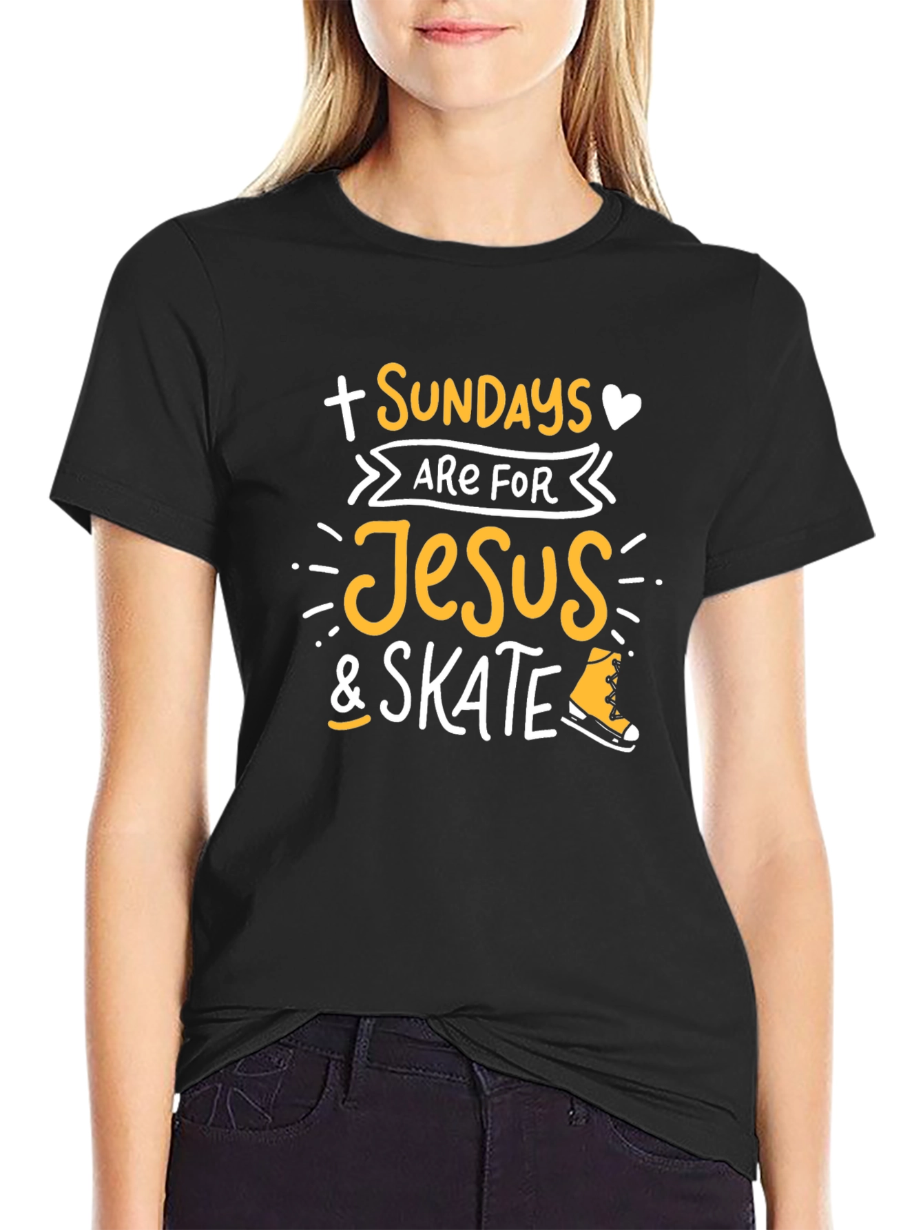 Sundays are for Jesus and Skate T-Shirt