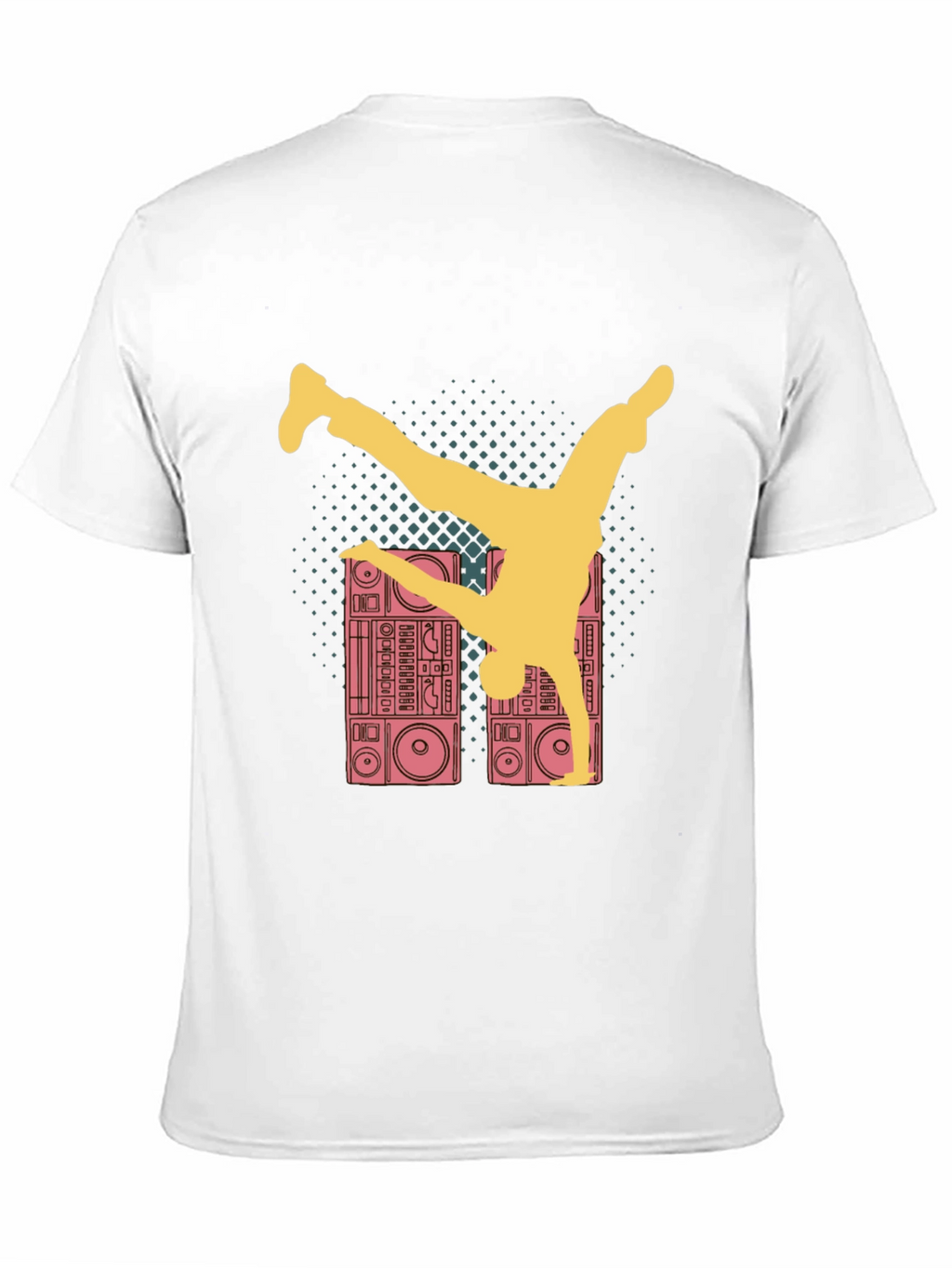 Retro B-Boy T-Shirt - Boombox Dance Tee