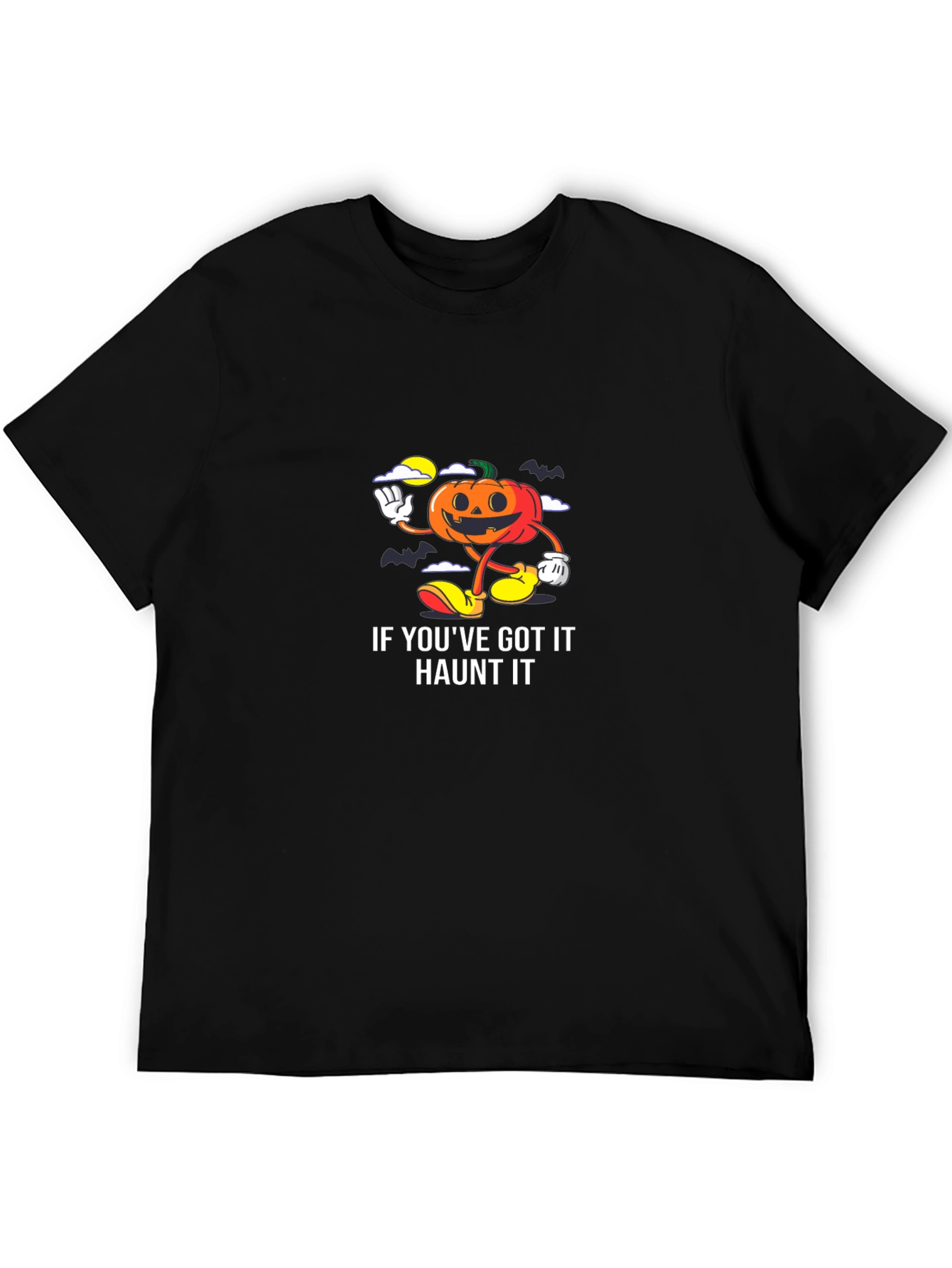 Haunted Halloween Pumpkin T-Shirt