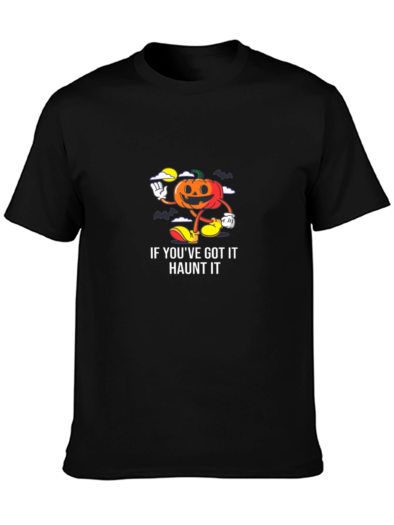 Haunted Halloween Pumpkin T-Shirt