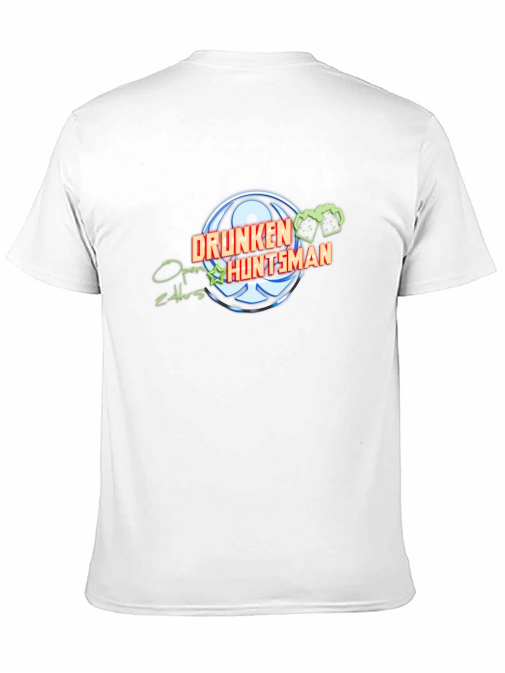 Drunken Huntsman Black T-Shirt - Open 24hrs