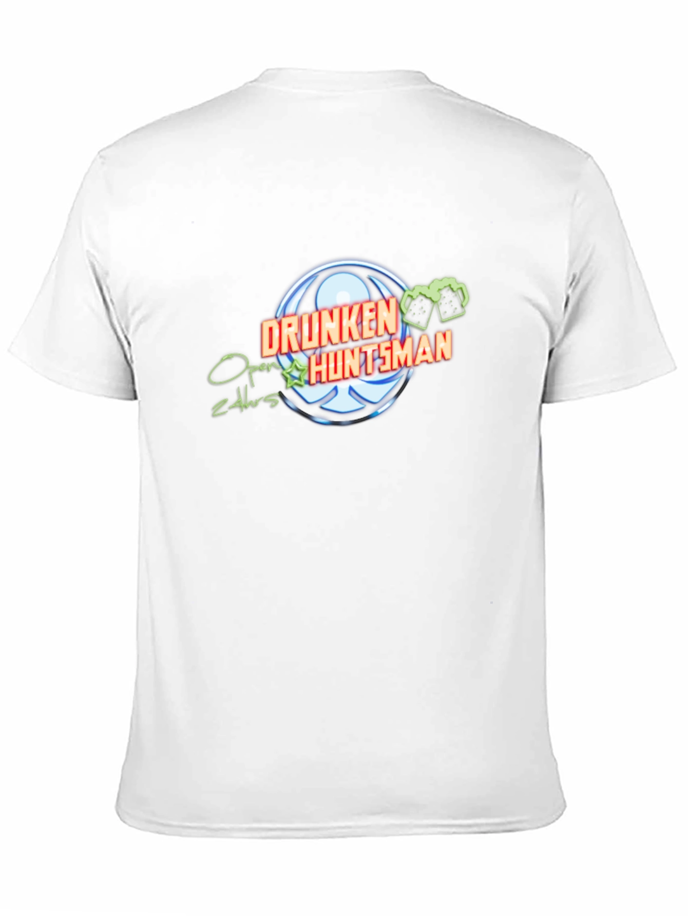 Drunken Huntsman Black T-Shirt - Open 24hrs