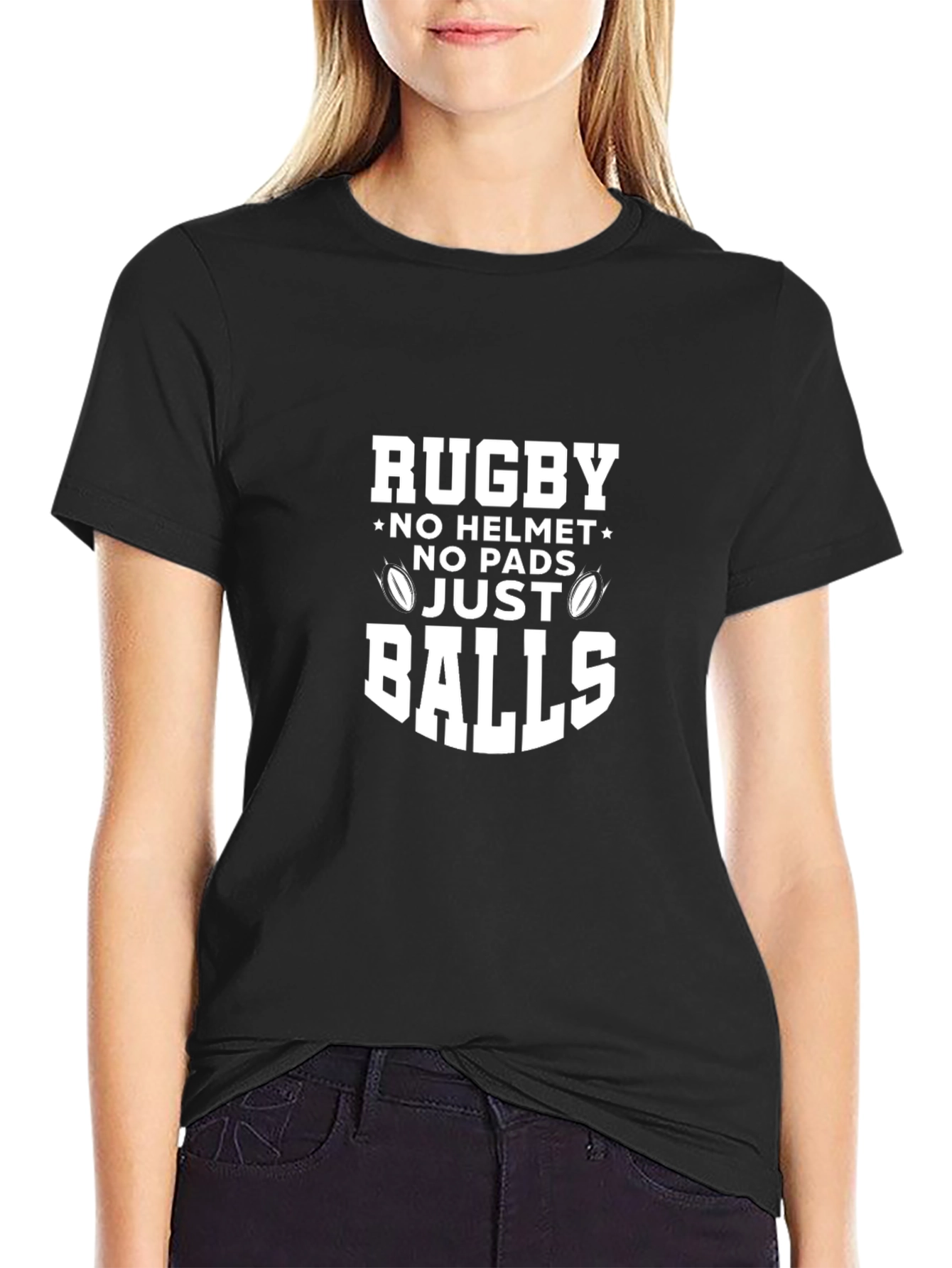 Rugby No Helmet T-Shirt