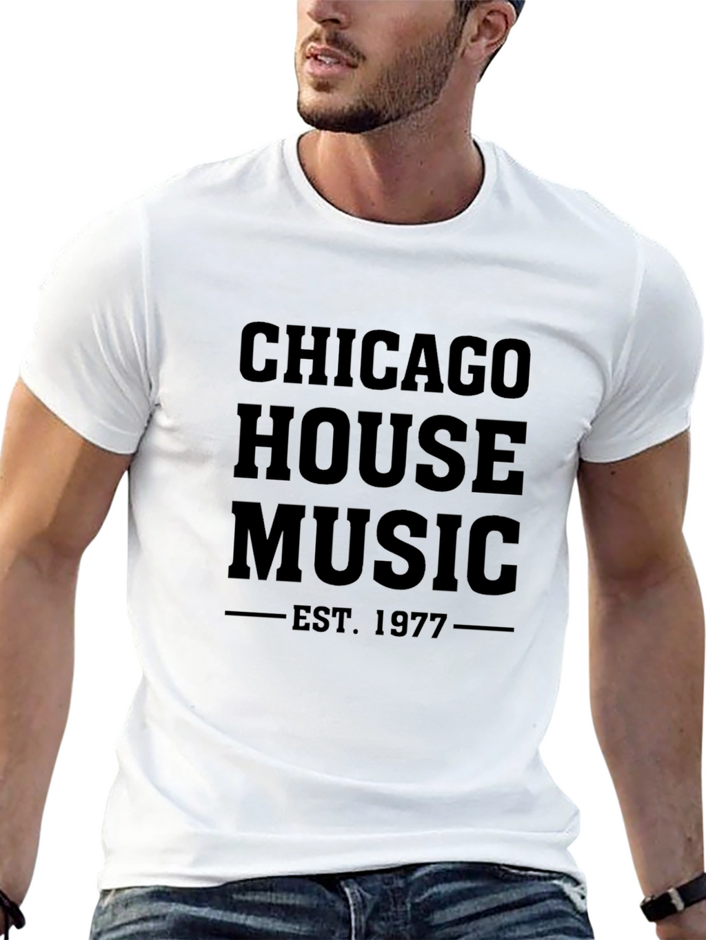 Chicago House Music Est. 1977 Tee