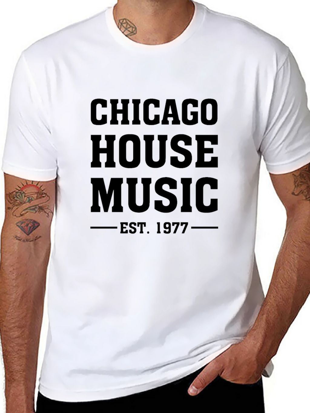 Chicago House Music Est. 1977 Tee