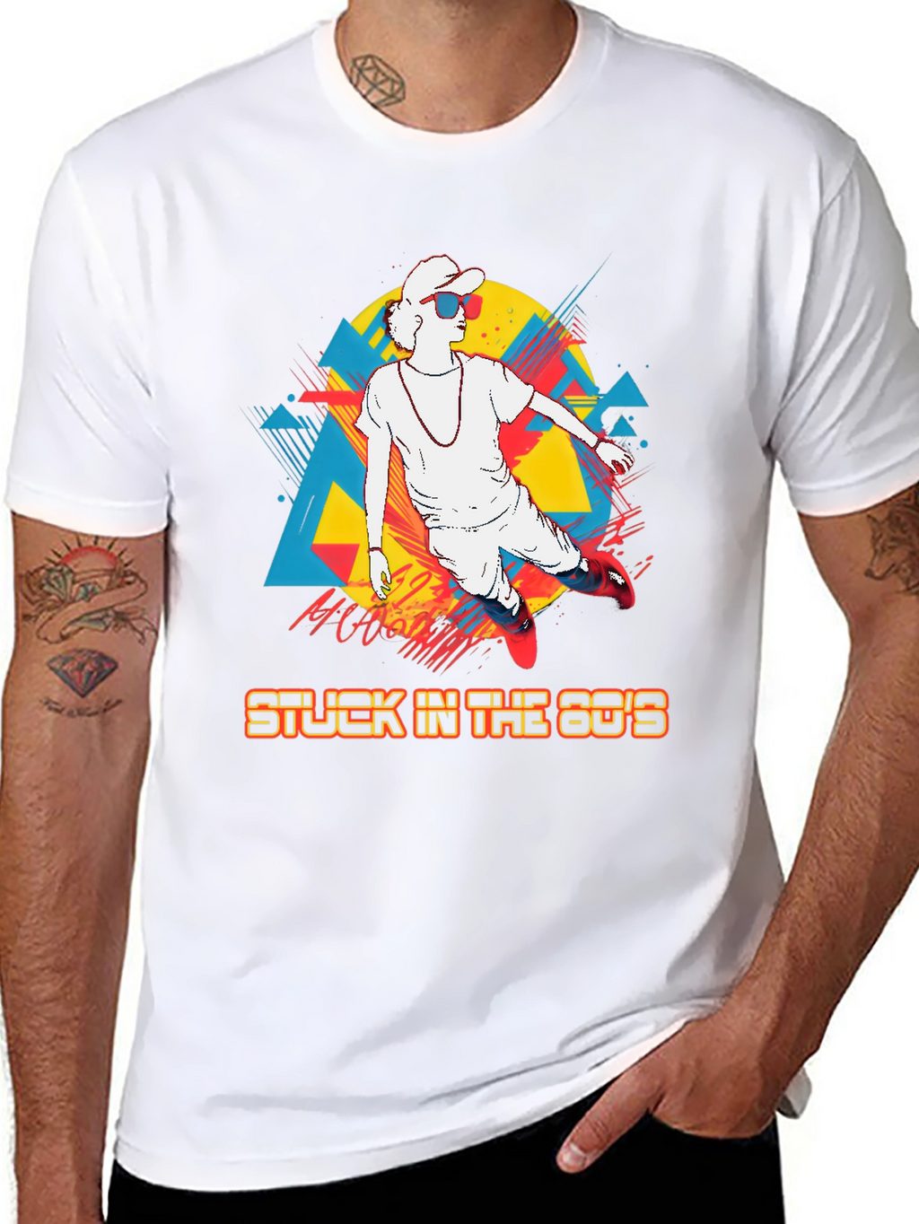 Stuck in the 80s Graphic Tee - Retro Vibe