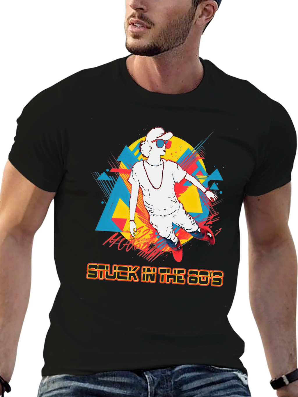 Stuck in the 80s Graphic Tee - Retro Vibe