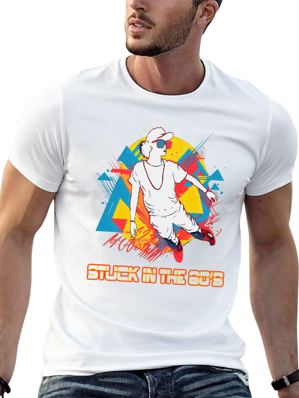 Stuck in the 80s Graphic Tee - Retro Vibe