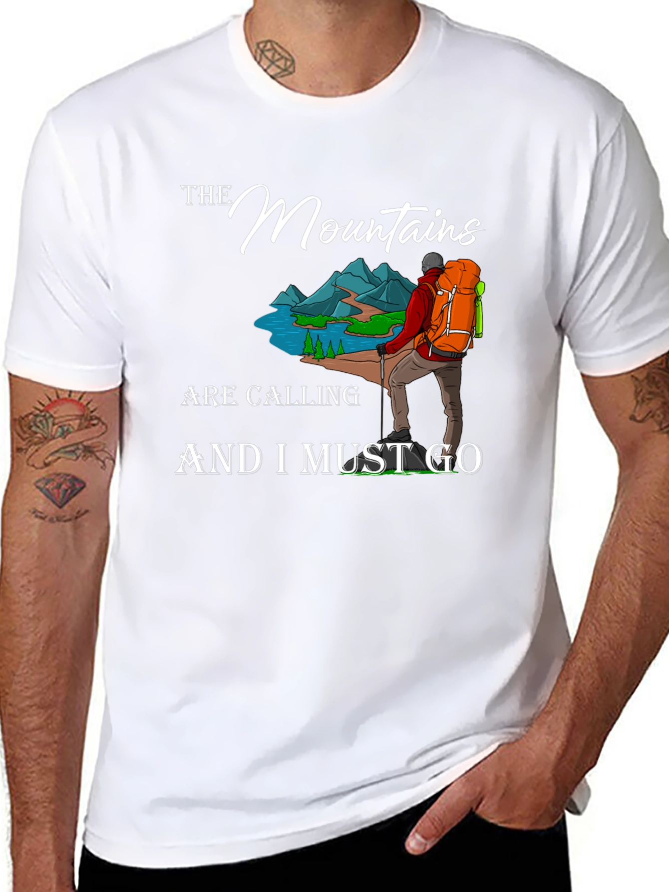 Mountain Calling Graphic Tee - Adventure Awaits!
