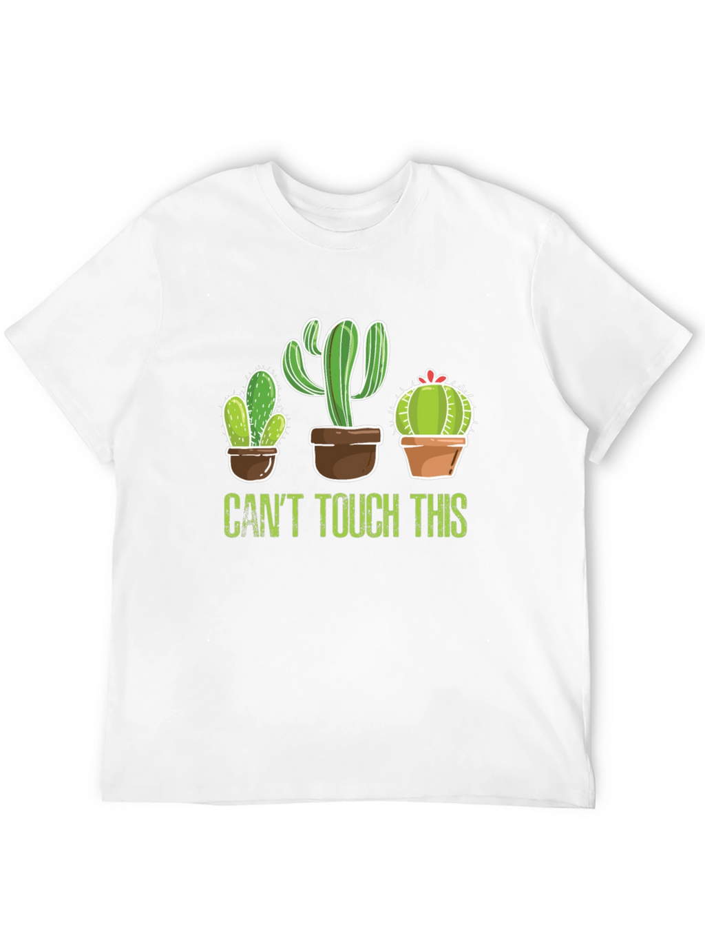 Cactus Graphic Tee - Cant Touch This Black T-Shirt