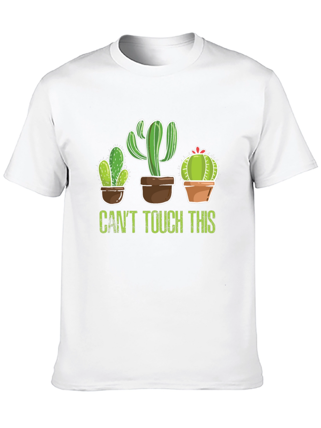 Cactus Graphic Tee - Cant Touch This Black T-Shirt