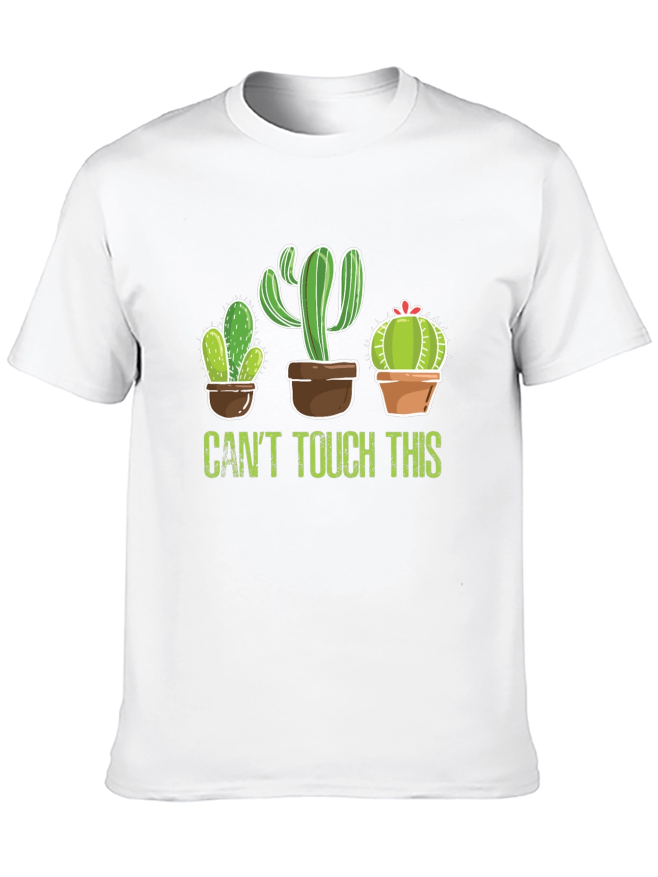 Cactus Graphic Tee - Cant Touch This Black T-Shirt