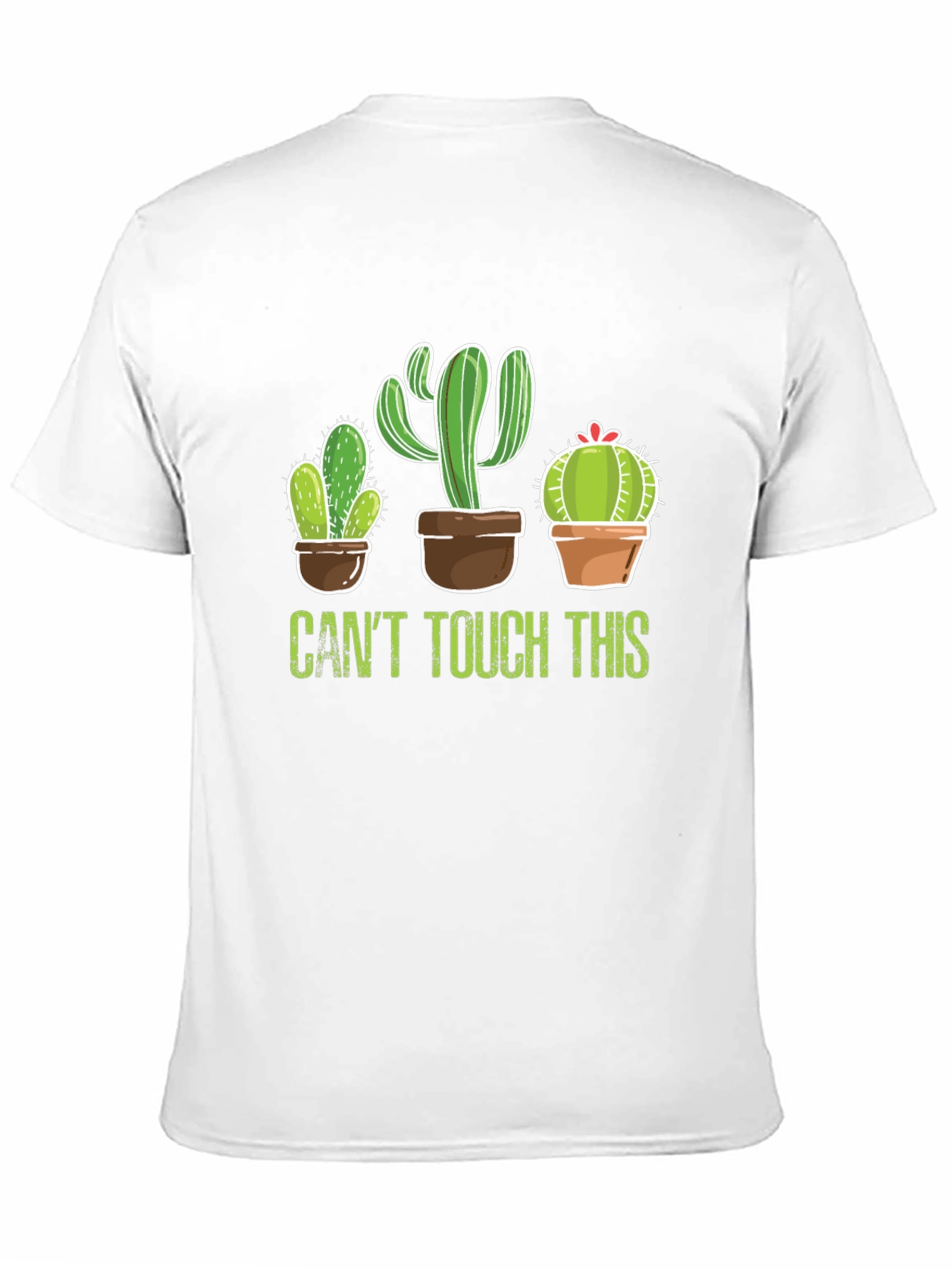 Cactus Graphic Tee - Cant Touch This Black T-Shirt