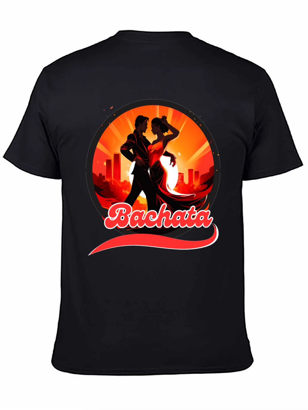 Bachata Dance T-Shirt - Urban Sunset