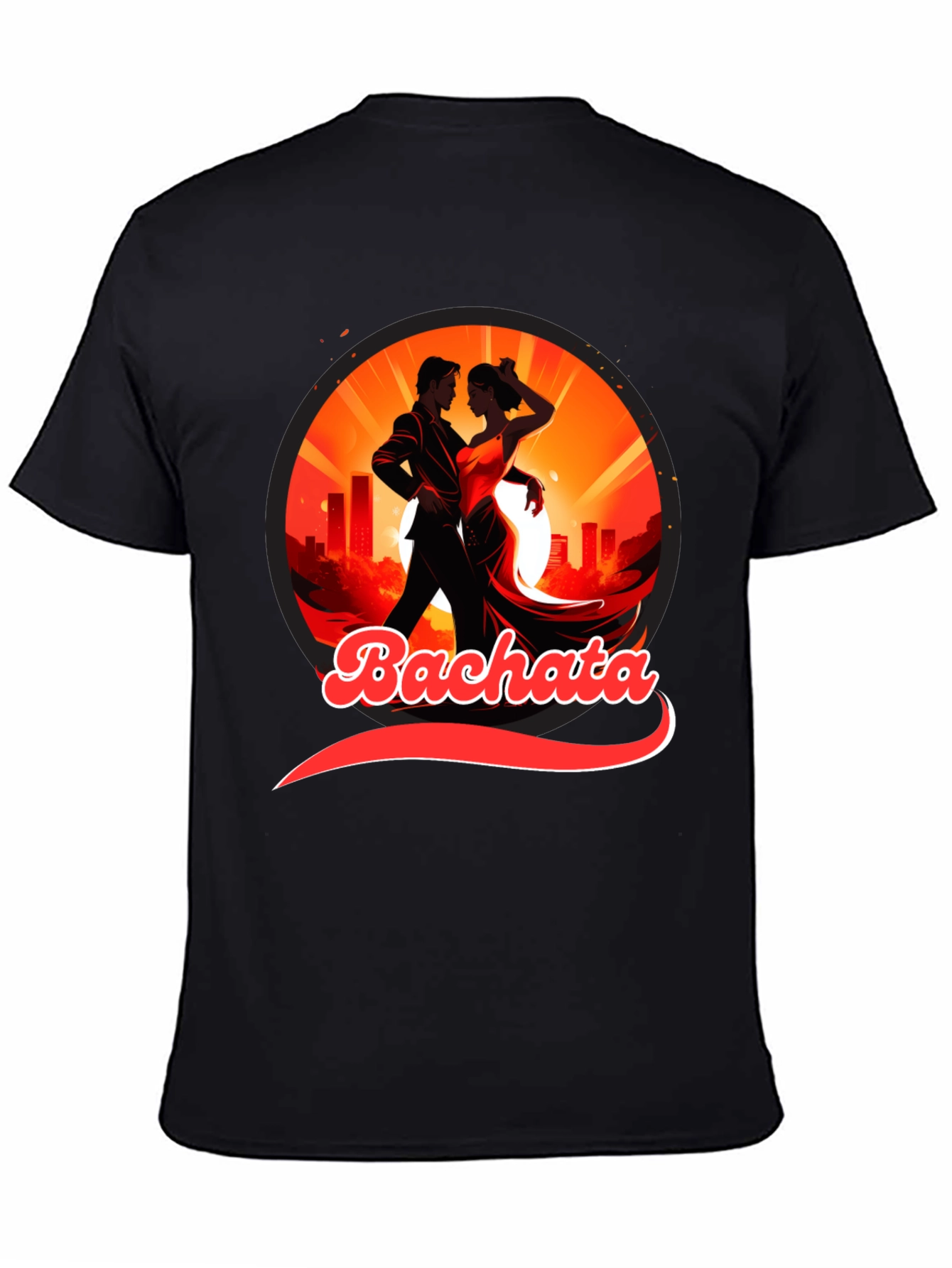 Bachata Dance T-Shirt - Urban Sunset
