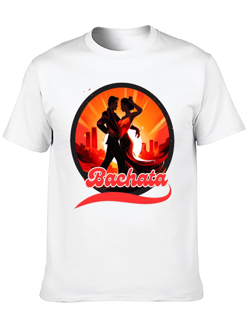 Bachata Dance T-Shirt - Urban Sunset