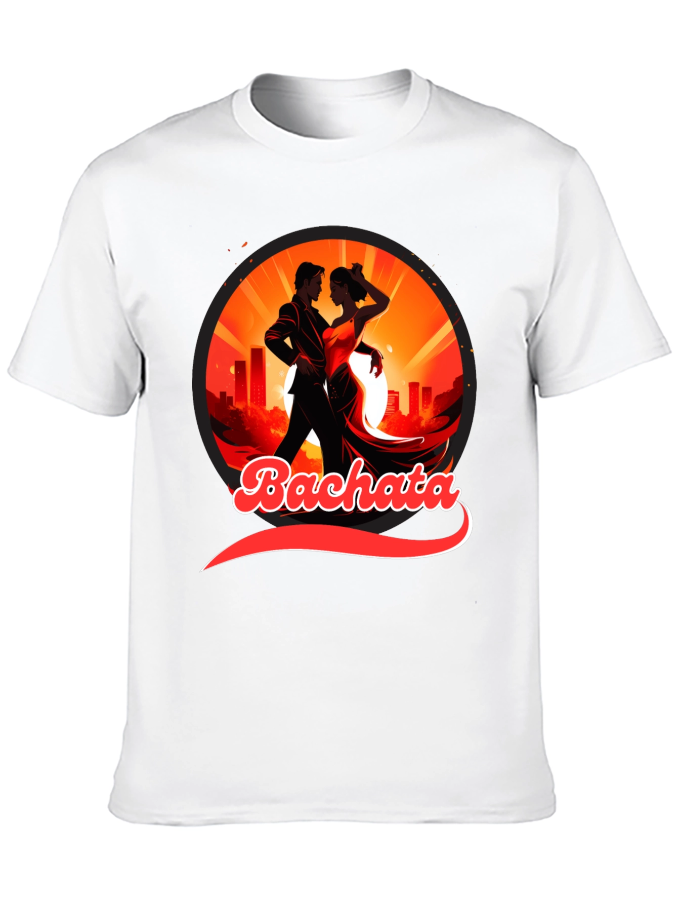 Bachata Dance T-Shirt - Urban Sunset