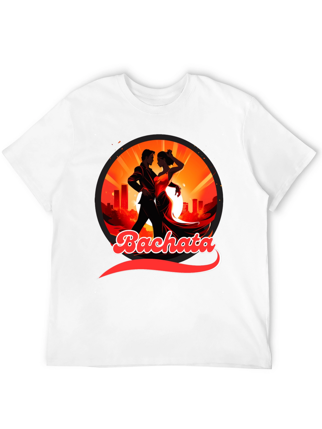 Bachata Dance T-Shirt - Urban Sunset