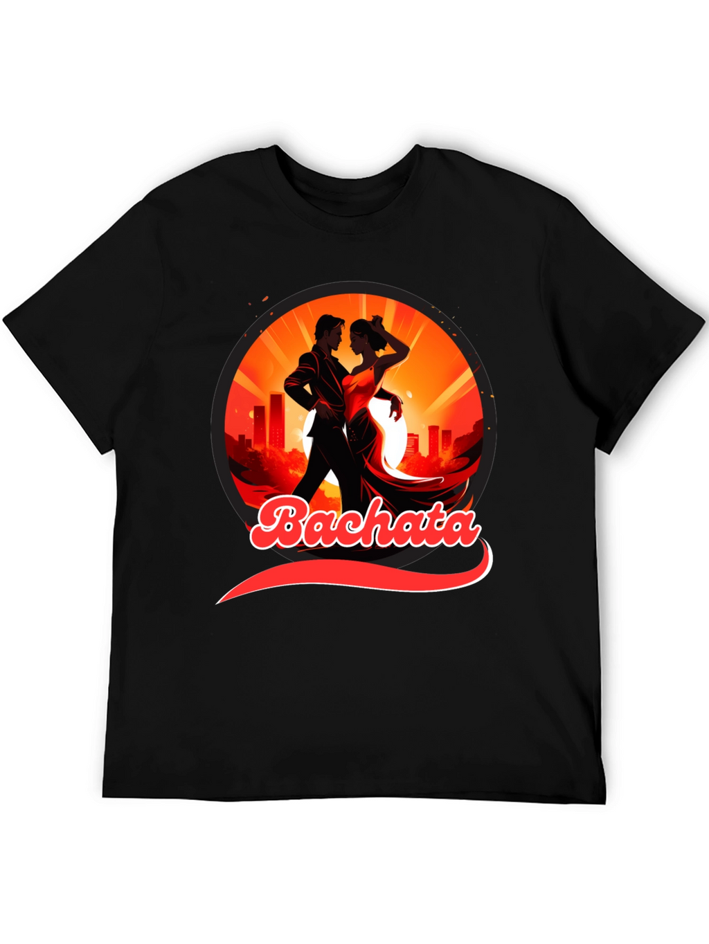 Bachata Dance T-Shirt - Urban Sunset