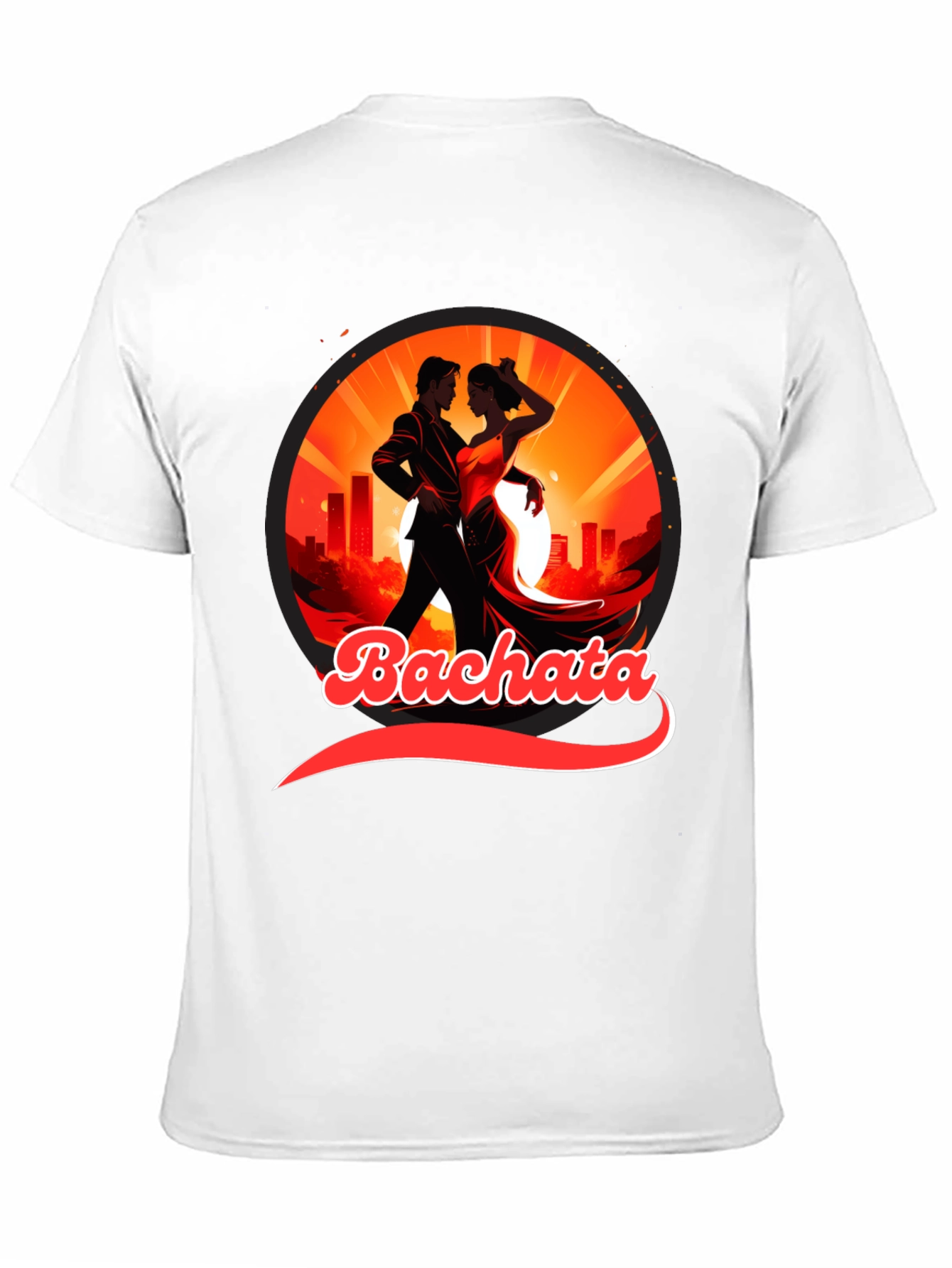 Bachata Dance T-Shirt - Urban Sunset