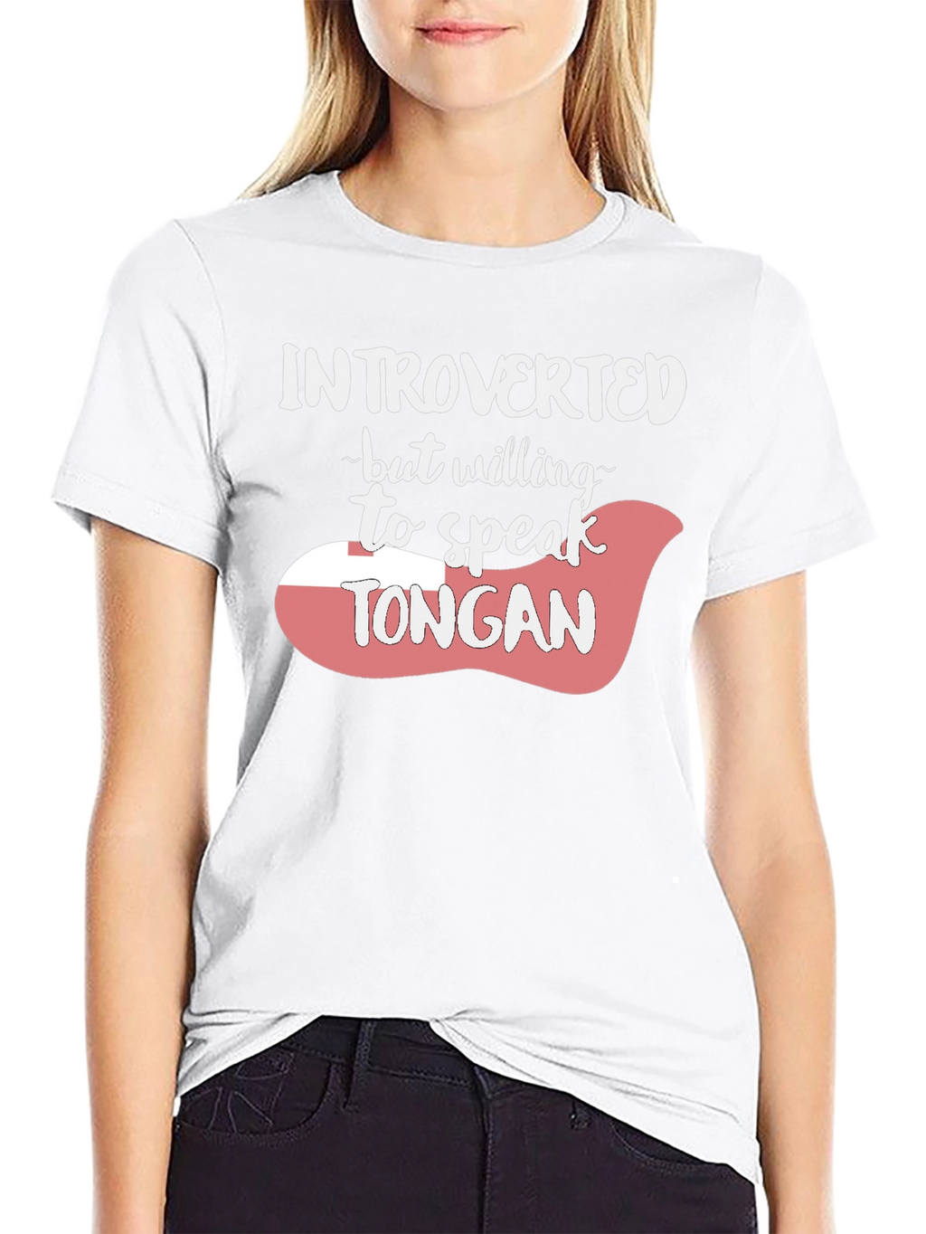 Introverted Tongan Speaker Tee