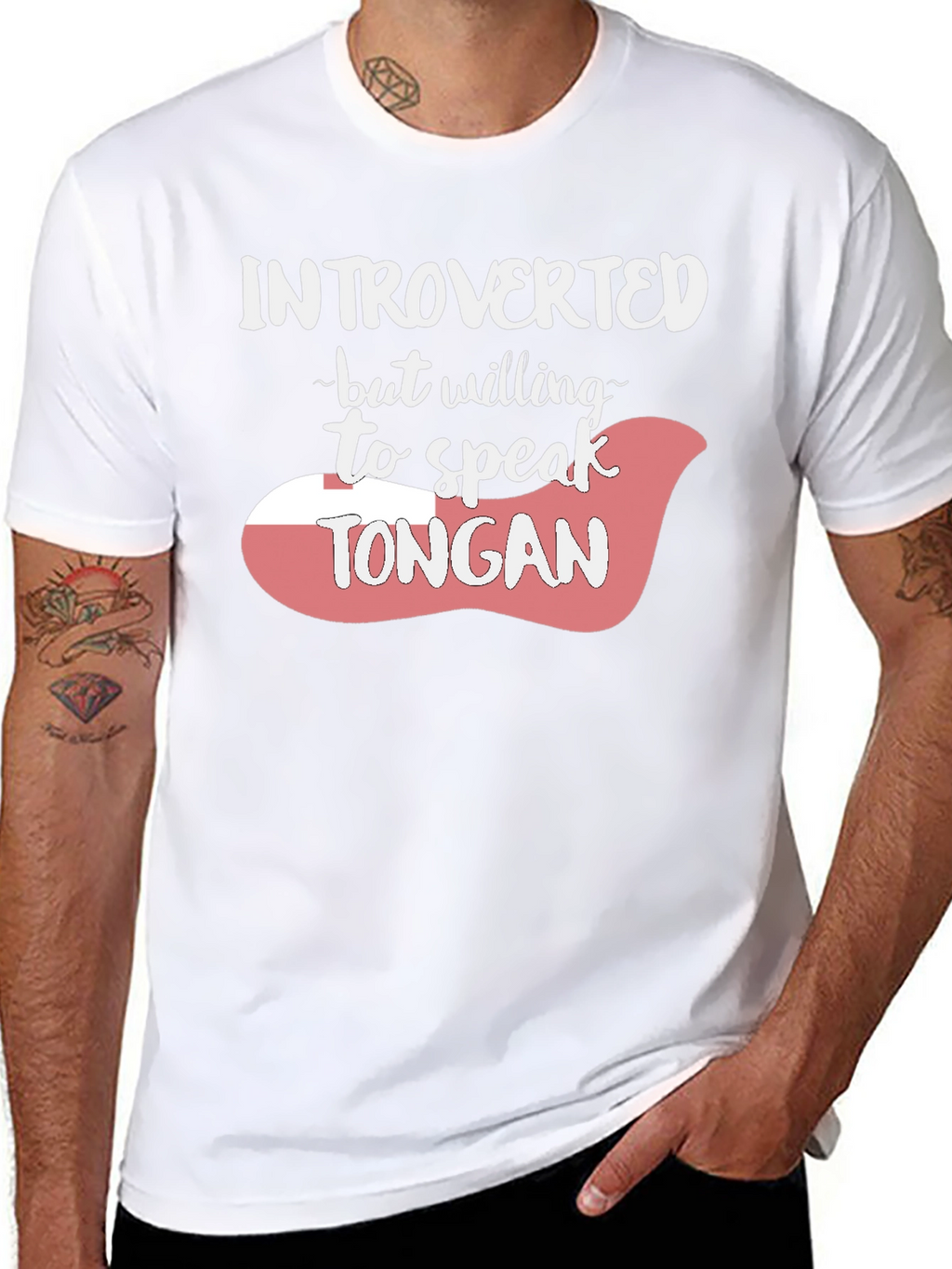 Introverted Tongan Speaker Tee