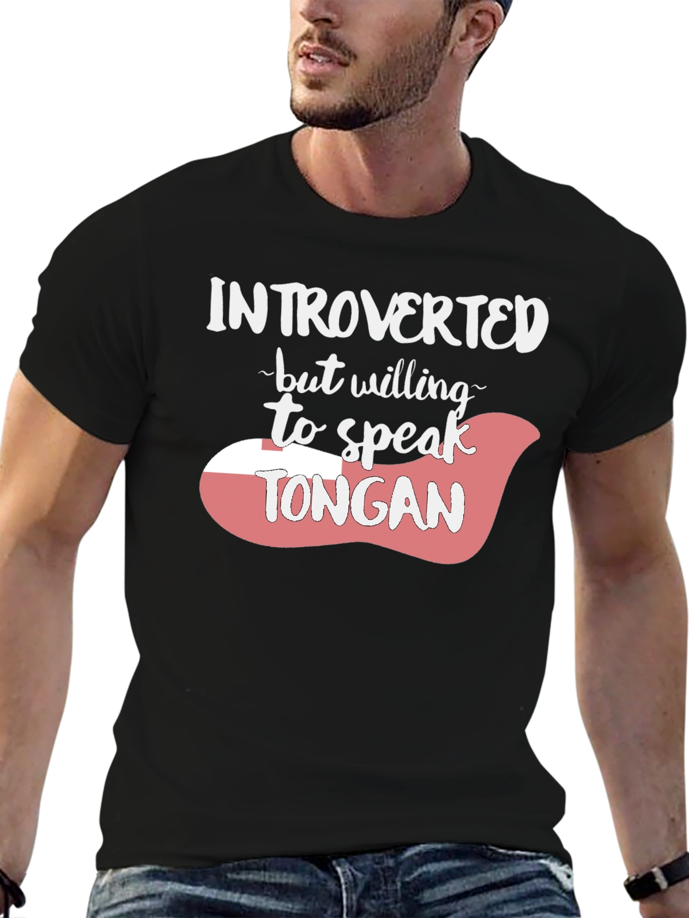 Introverted Tongan Speaker Tee