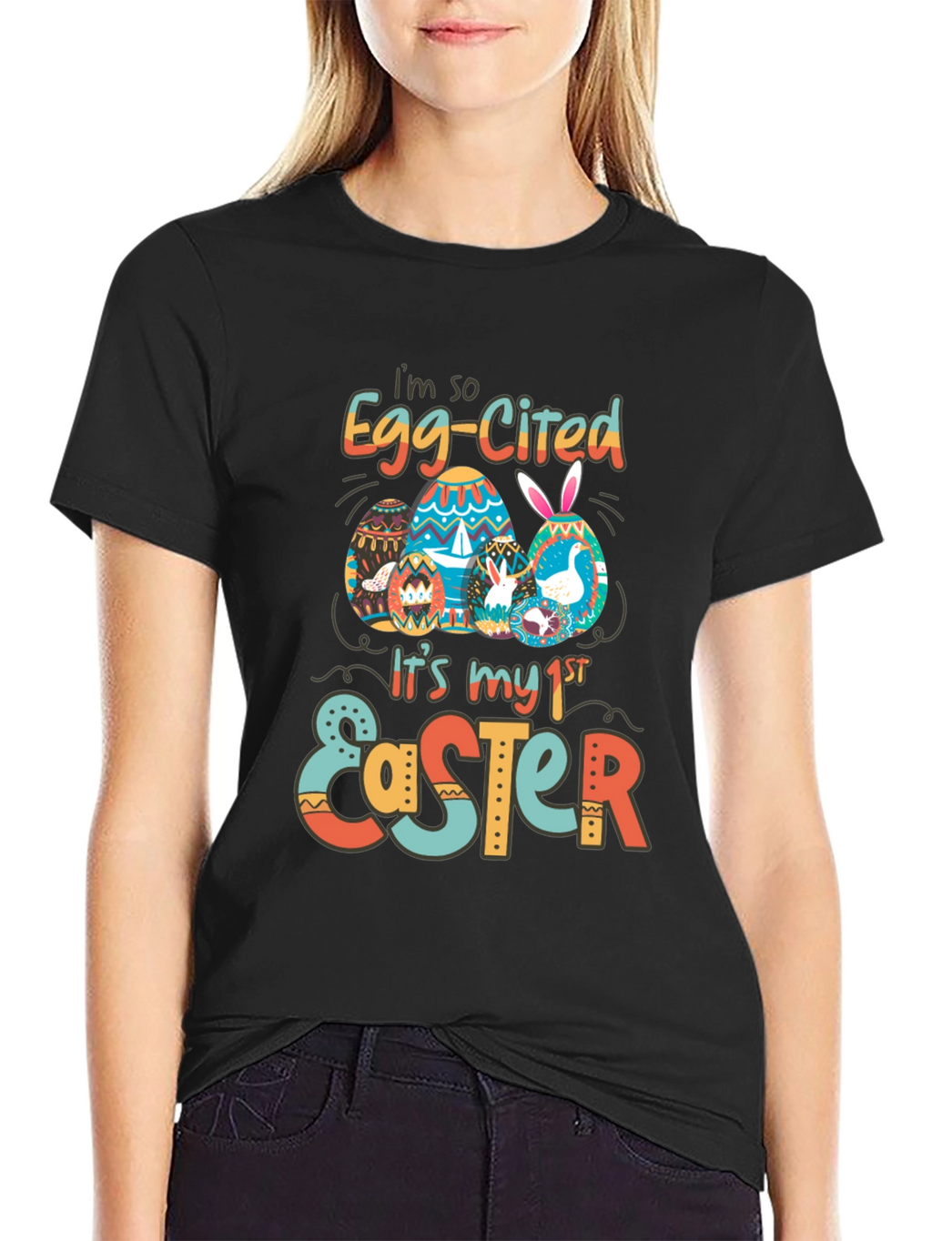 Easter Egg-Cited First Easter T-Shirt