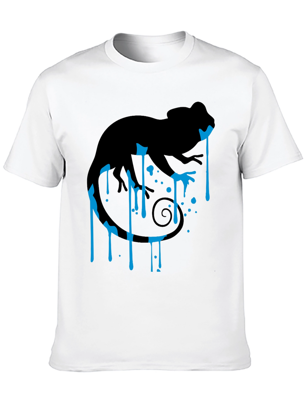 Cool Chameleon Graphic T-Shirt - Unique Design