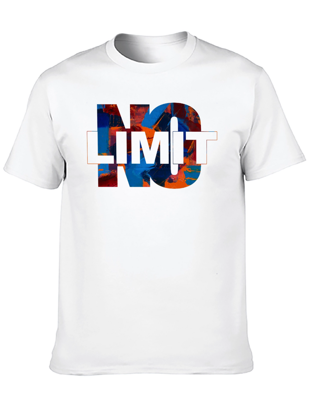 No Limit Graphic Print Crew Neck T-Shirt
