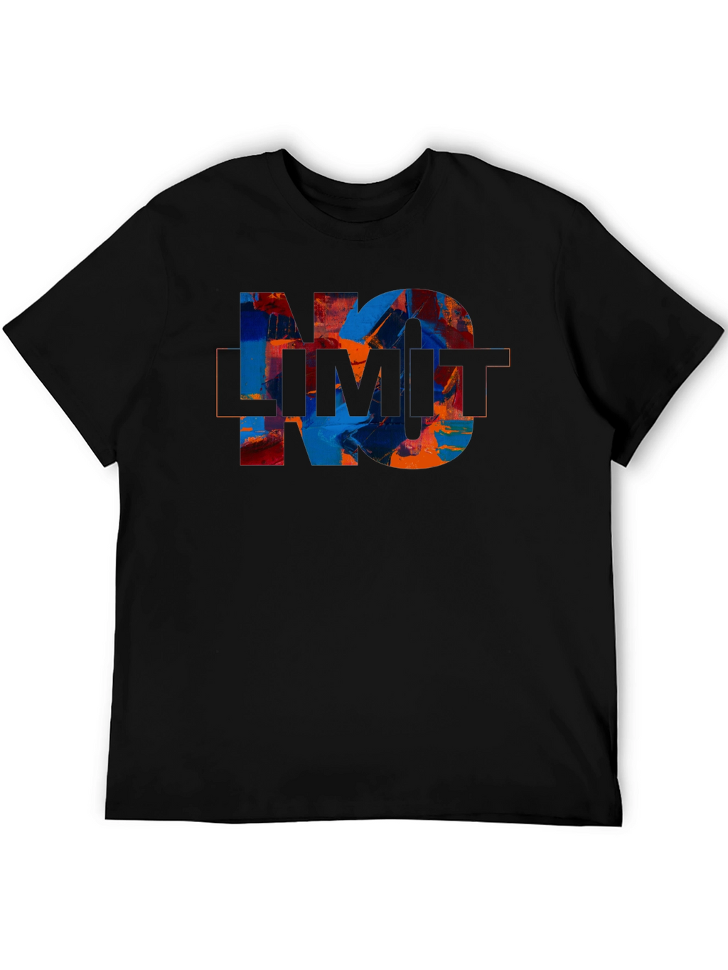 No Limit Graphic Print Crew Neck T-Shirt