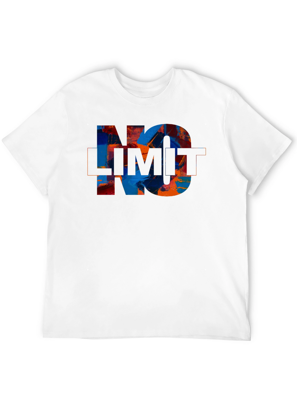 No Limit Graphic Print Crew Neck T-Shirt