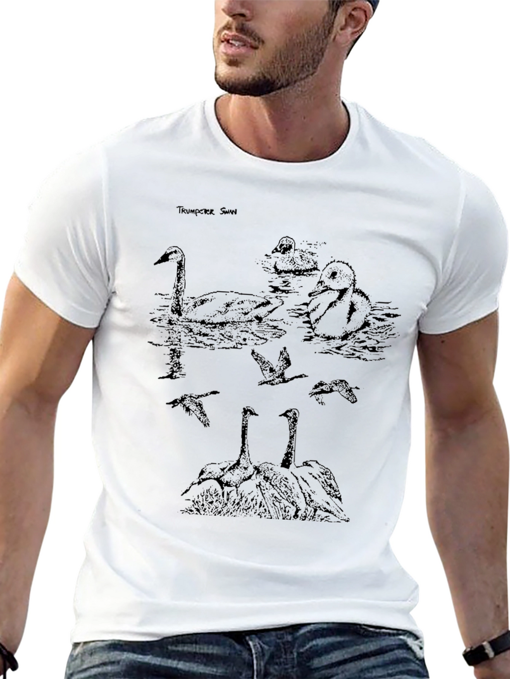 Trumpeter Swan Graphic T-Shirt