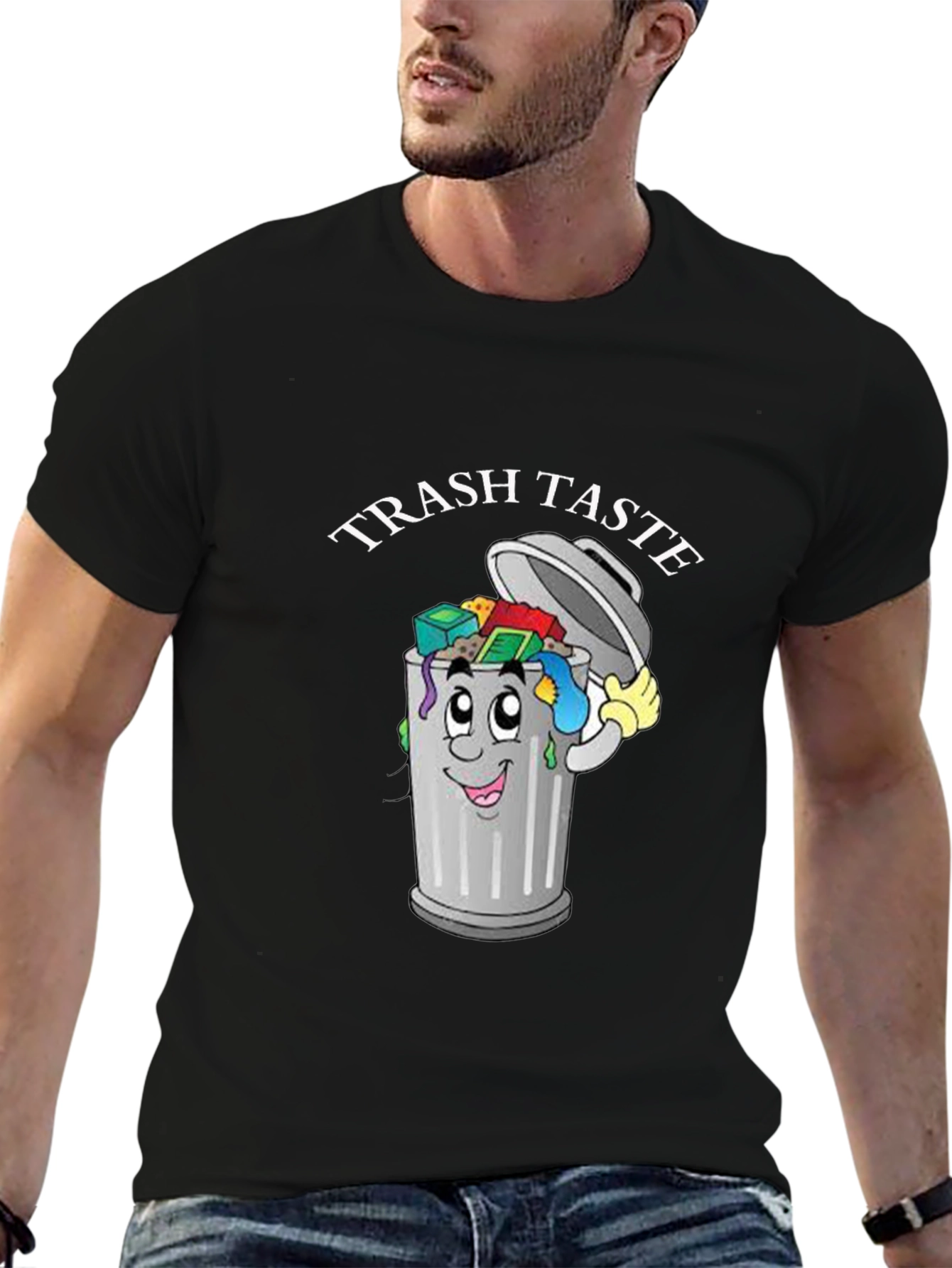 Trash Taste T-Shirt - Funny Cartoon Graphic Tee