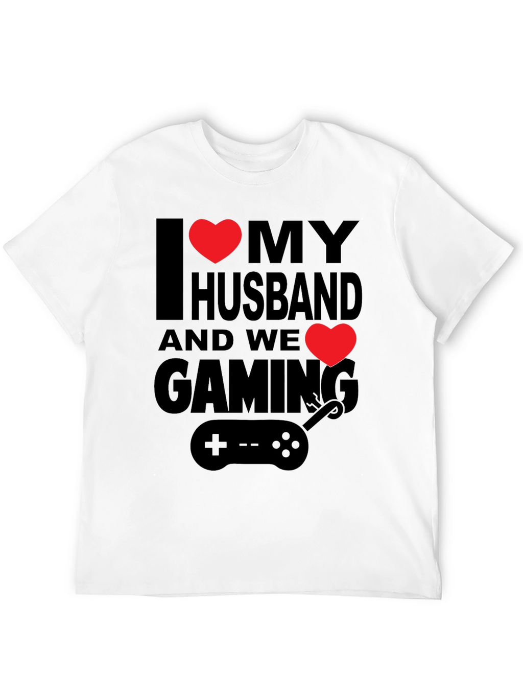 I Love My Husband Gaming T-Shirt